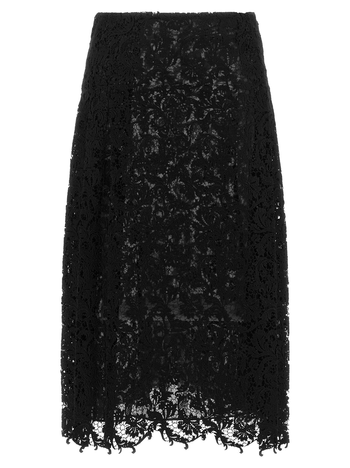 Fendi Macramé Lace Skirt