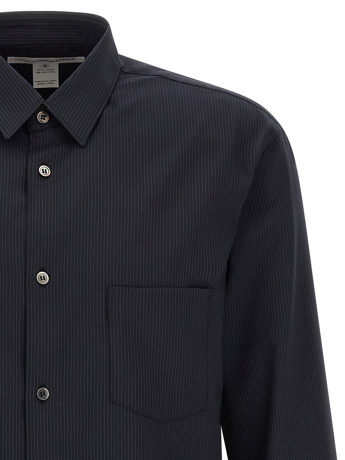 Comme Des Garcons Shirt Pinstriped Shirt