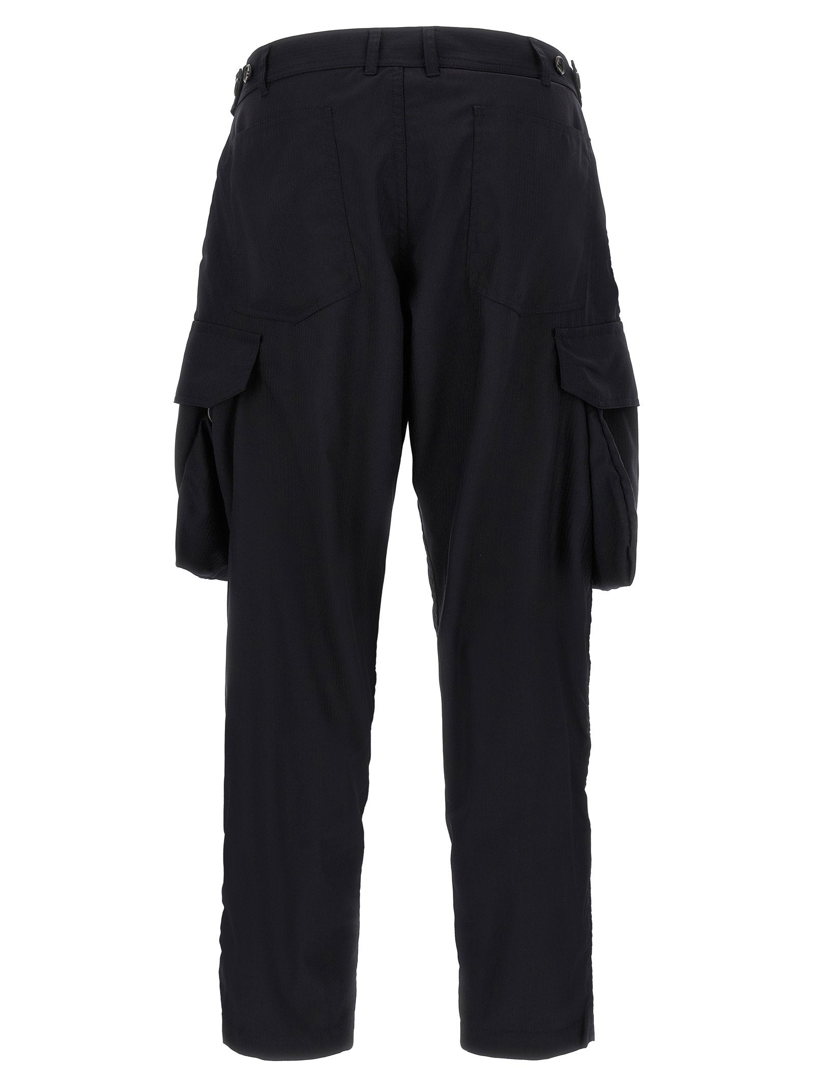 Comme Des Garcons Shirt Pinstriped Cargo Pants