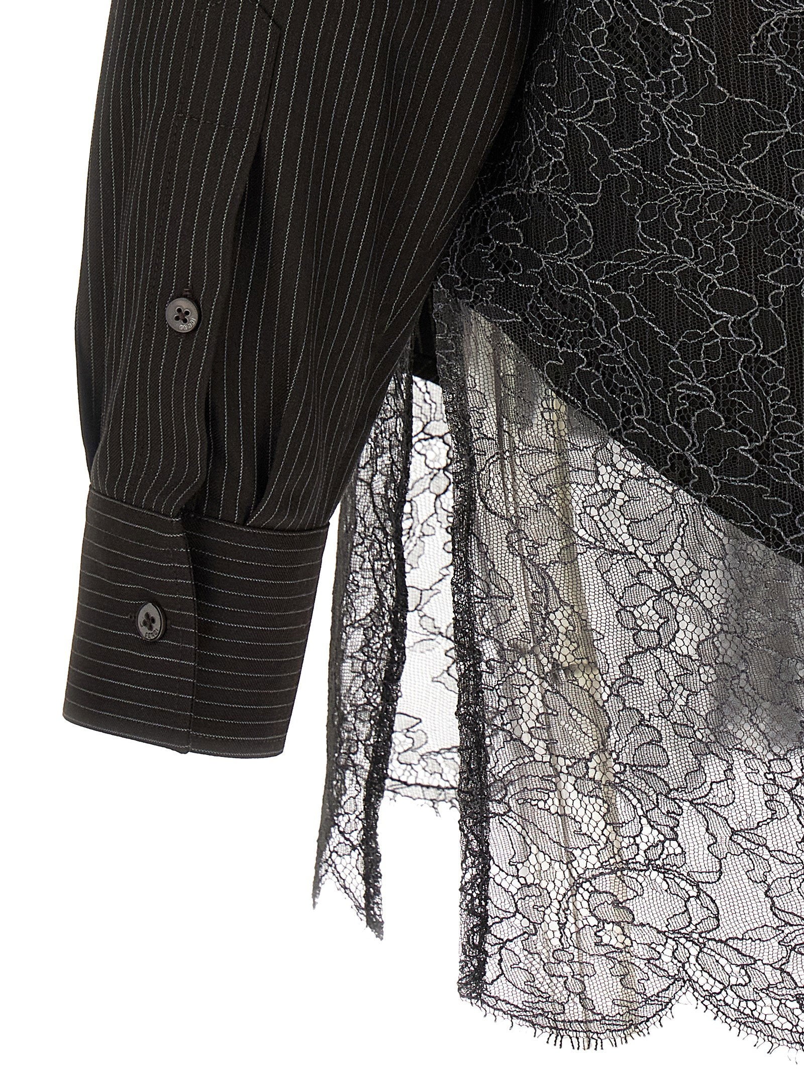 Fendi Wool And Lace Shirt