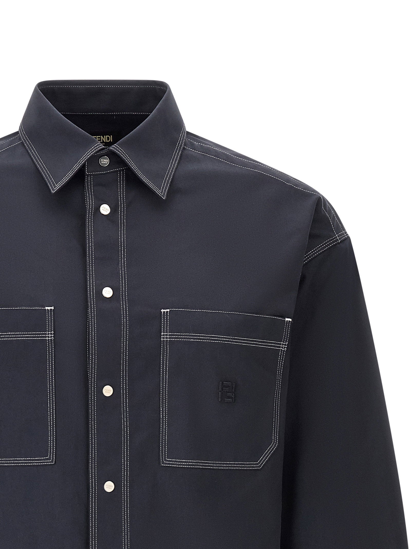 Fendi Ff Selleria Logo Shirt