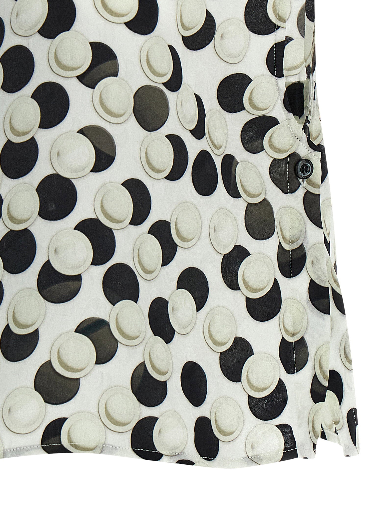 Fendi Polka Dot Crop Top