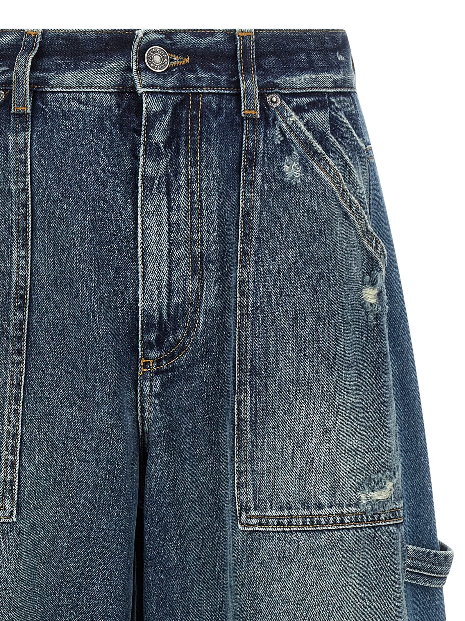 Dolce & Gabbana Denim Bermuda Shorts