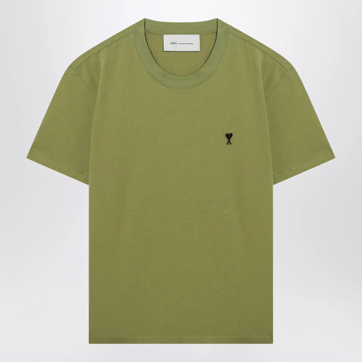 Ami Paris Ami De Coeur Matcha T-shirt
