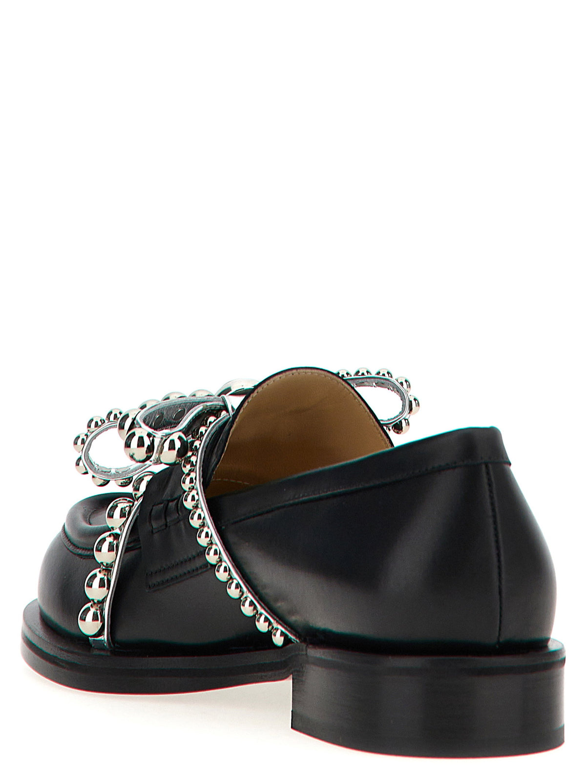 Mach & Mach Crystal Studs Loafers