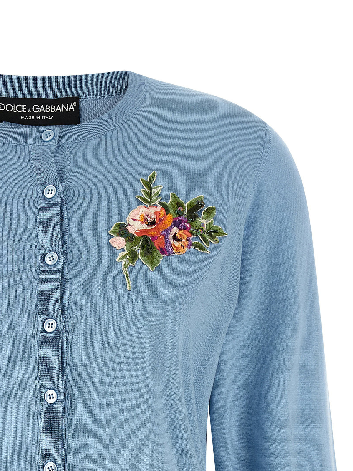 Dolce & Gabbana Floral Embroidery Cardigan