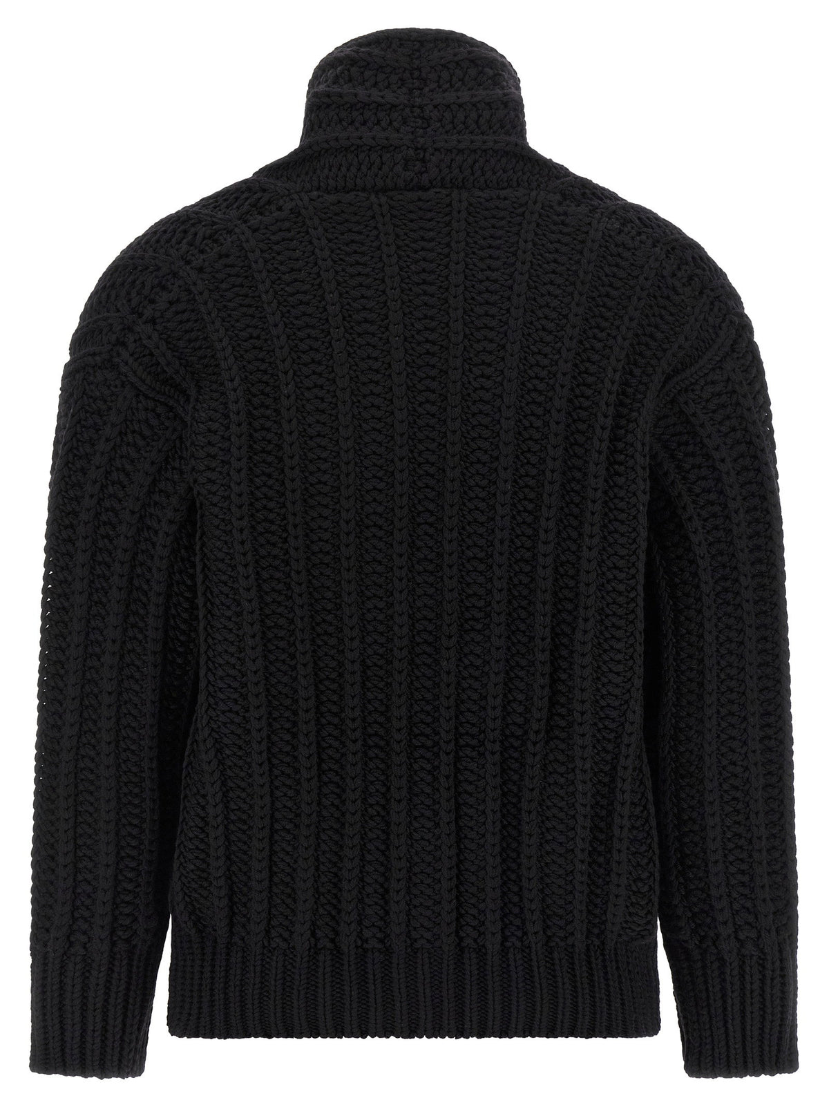 Dolce & Gabbana Coarse Wool Cardigan