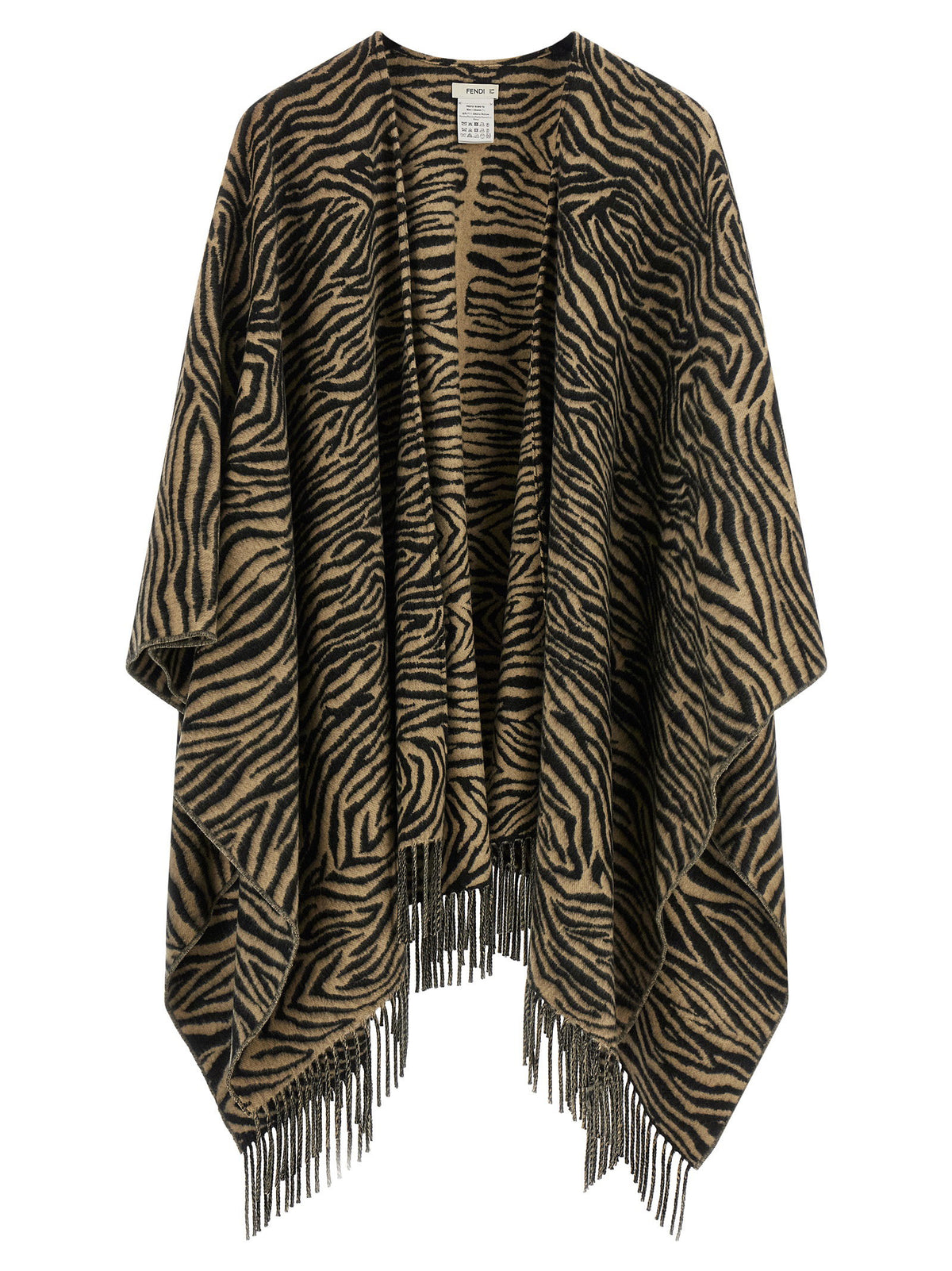 Fendi Tiger Poncho