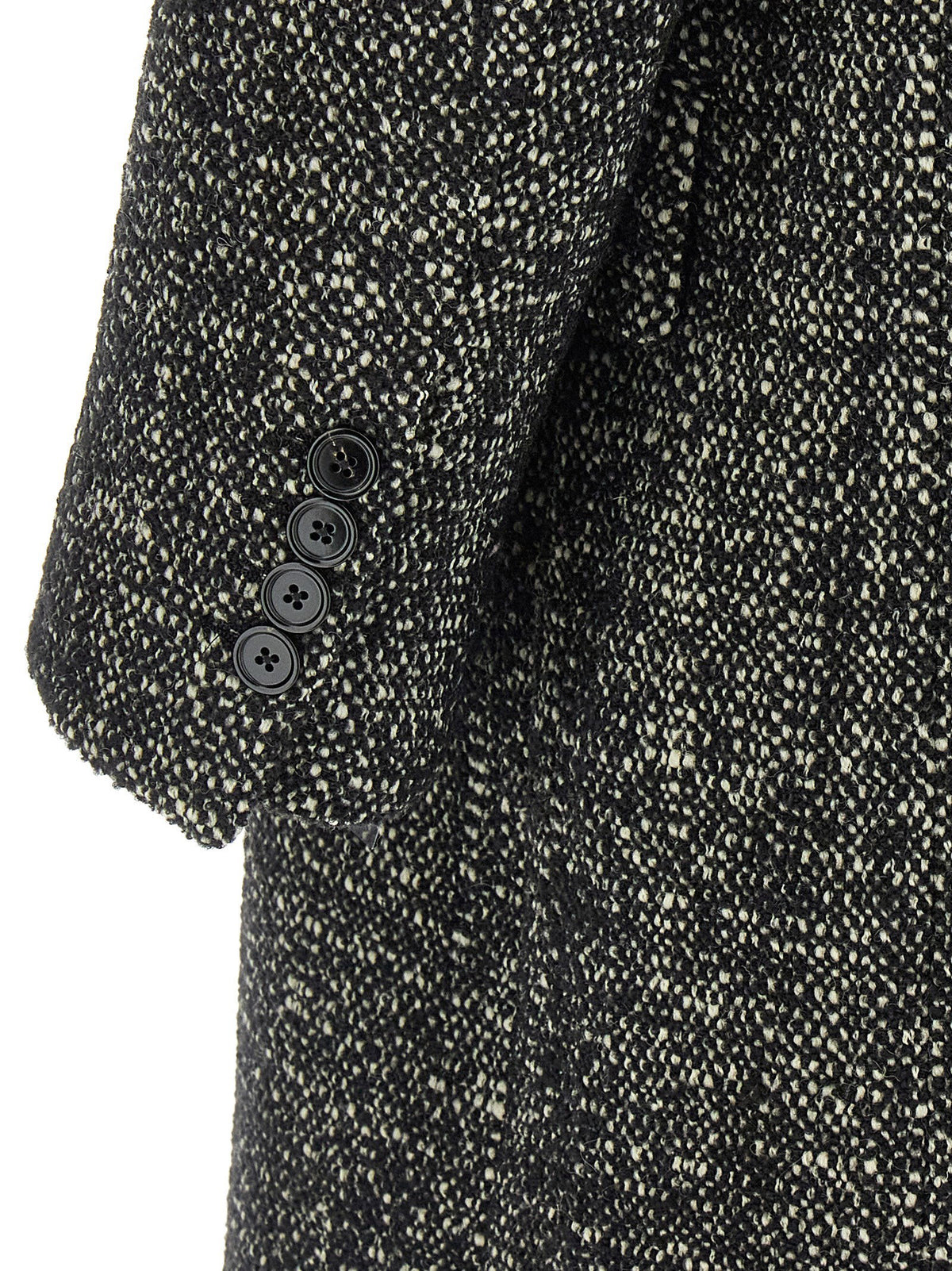 Dolce & Gabbana Bouclé Wool Coat