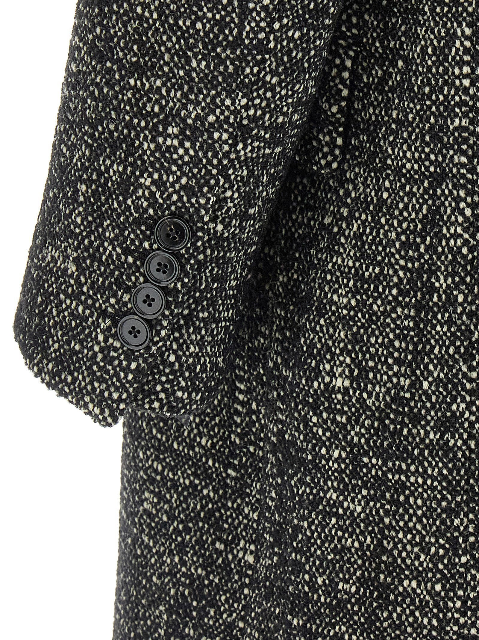 Dolce & Gabbana Bouclé Wool Coat