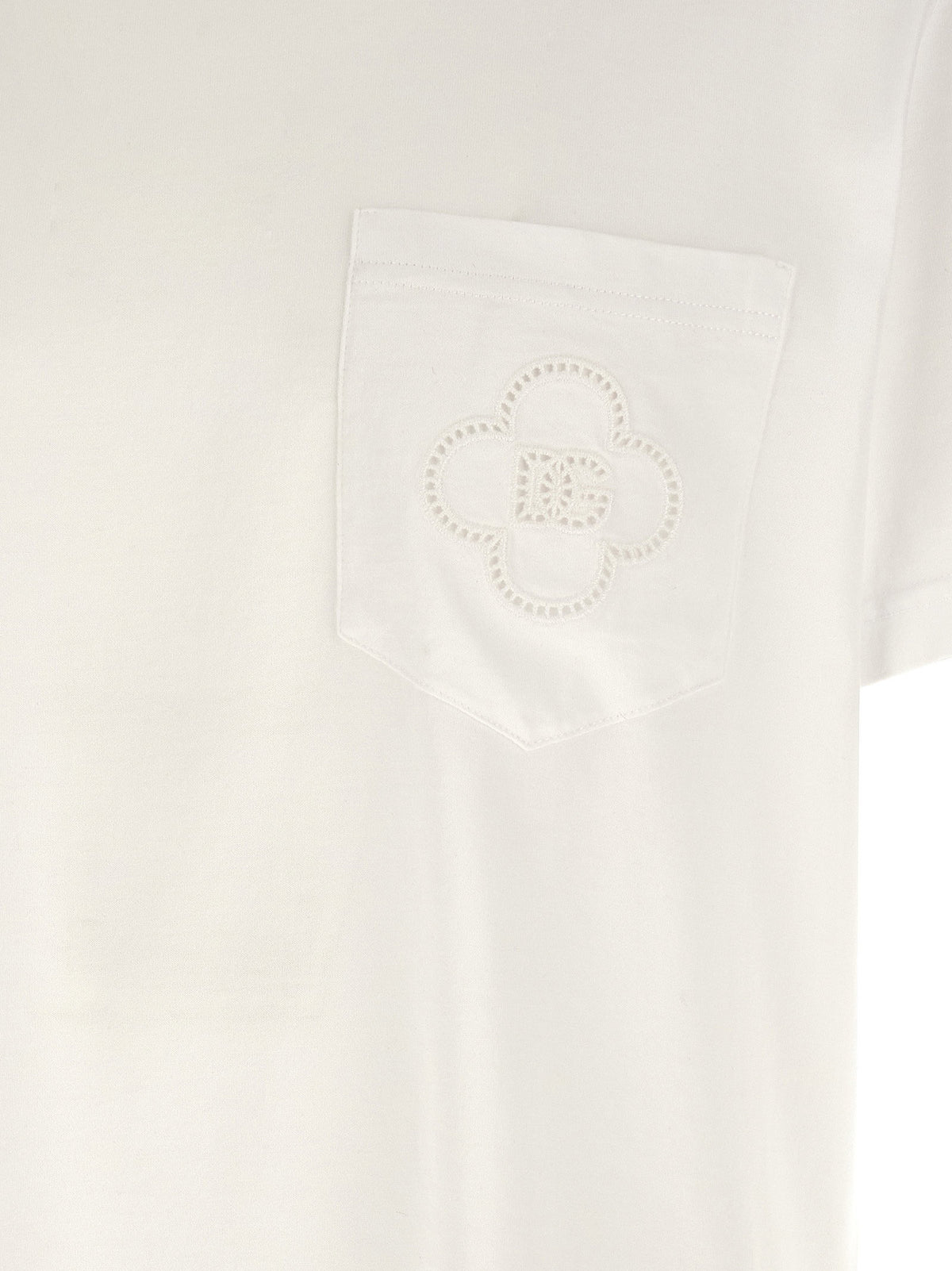 Dolce & Gabbana Openwork Logo T-shirt