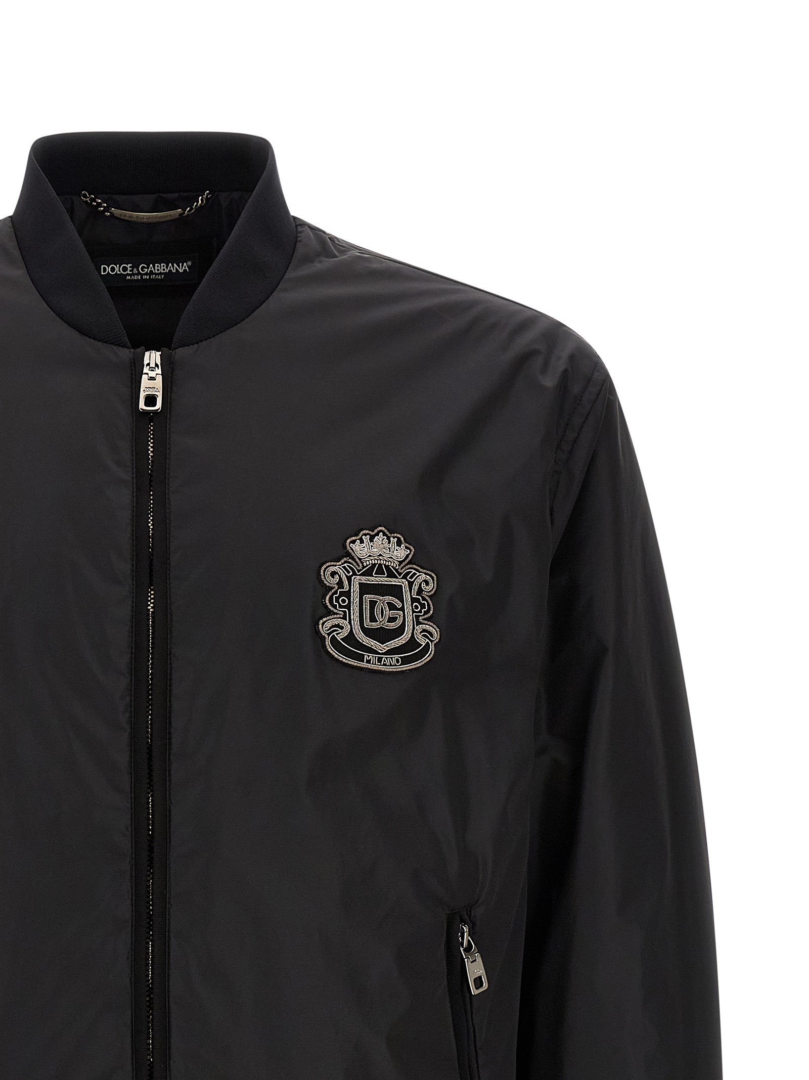 Dolce & Gabbana Dg Patch Bomber Jacket