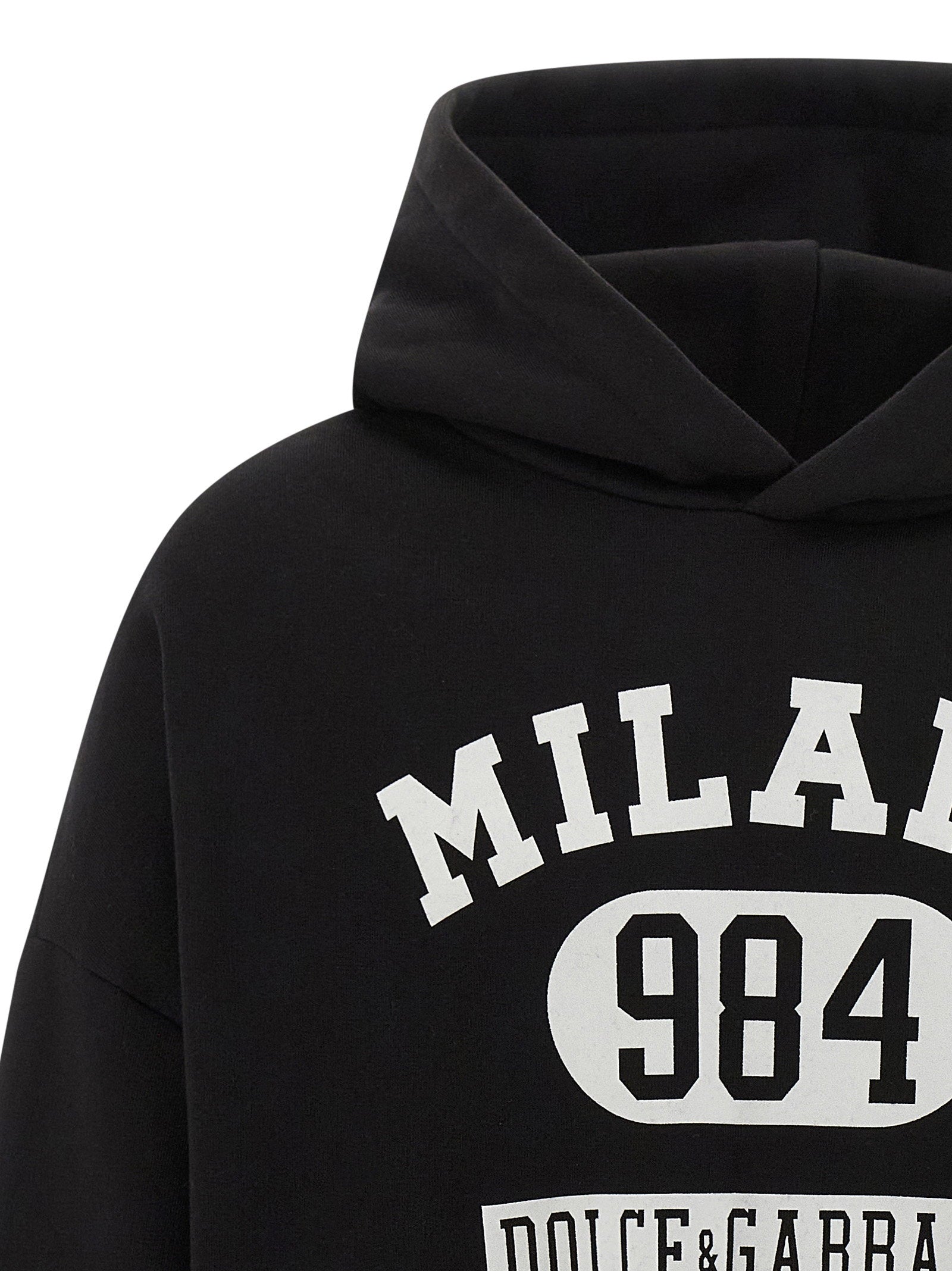 Dolce & Gabbana Flocked Print Hoodie