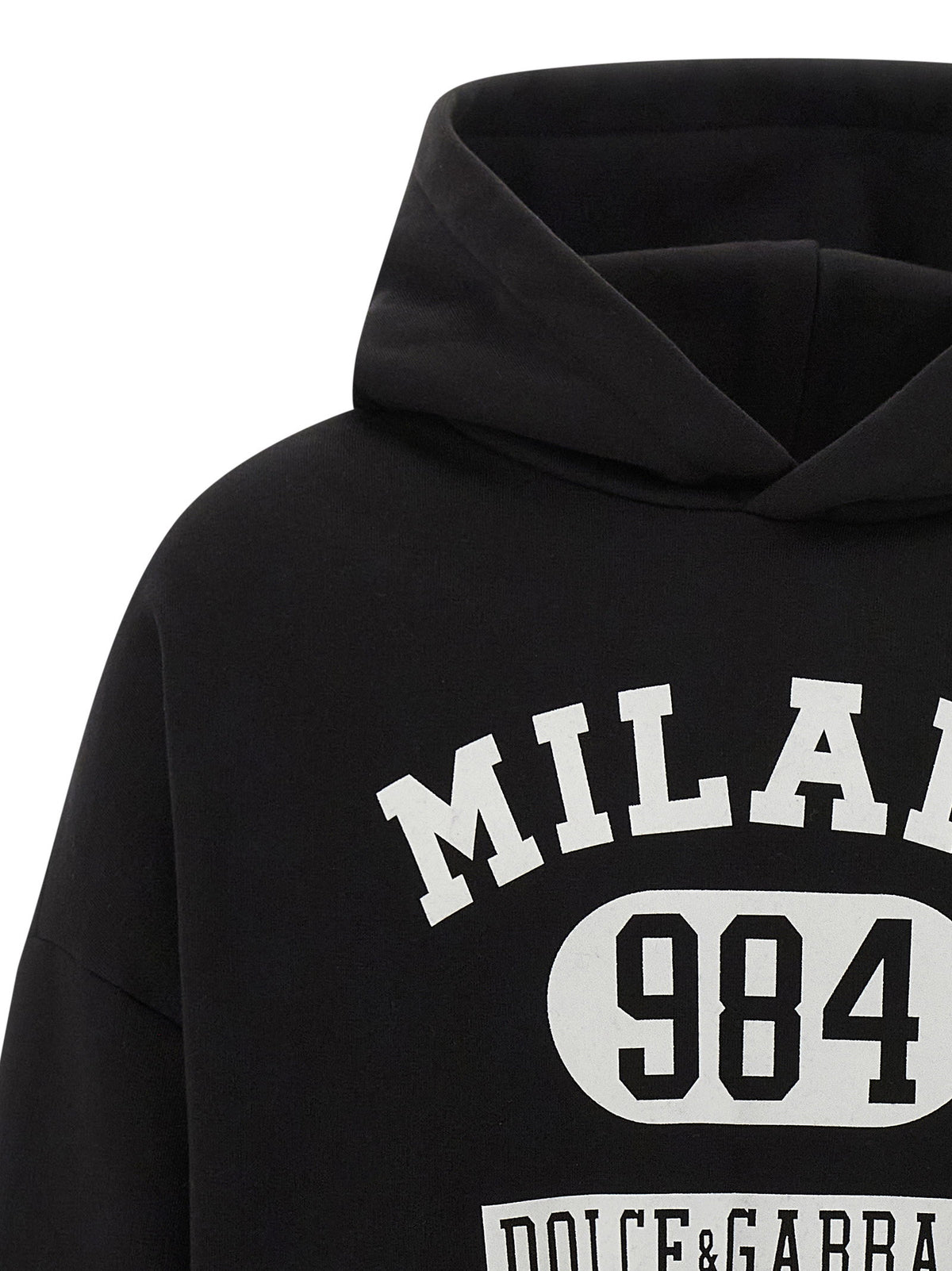 Dolce & Gabbana Flocked Print Hoodie
