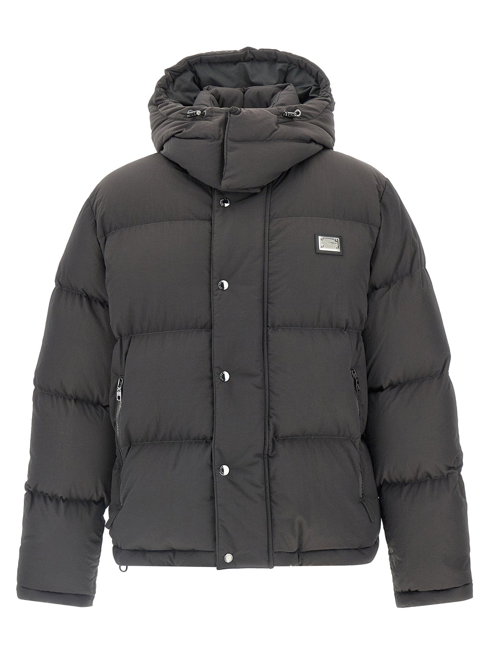 Dolce & Gabbana Logo Patch Down Jacket