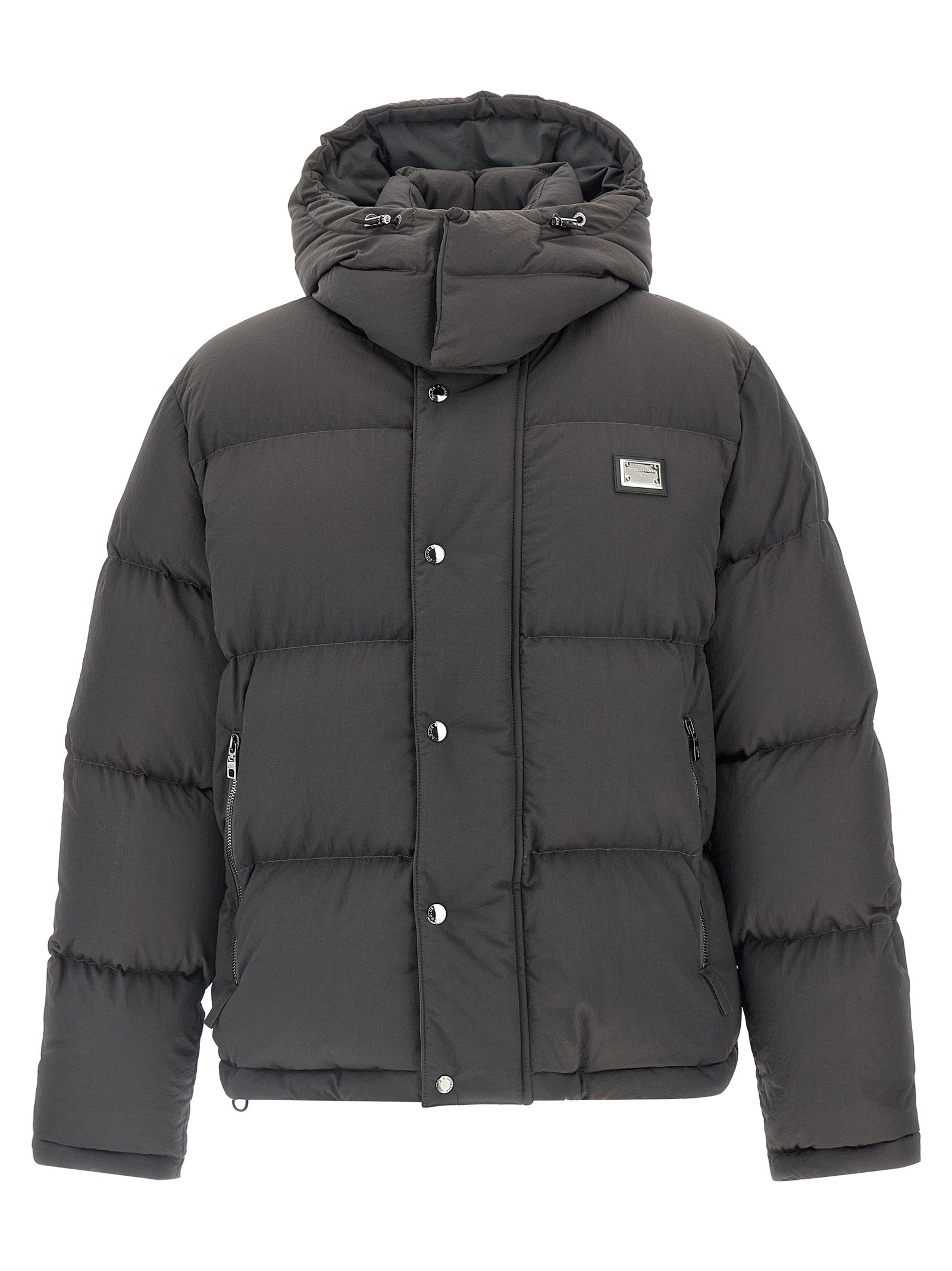 Dolce & Gabbana Logo Patch Down Jacket