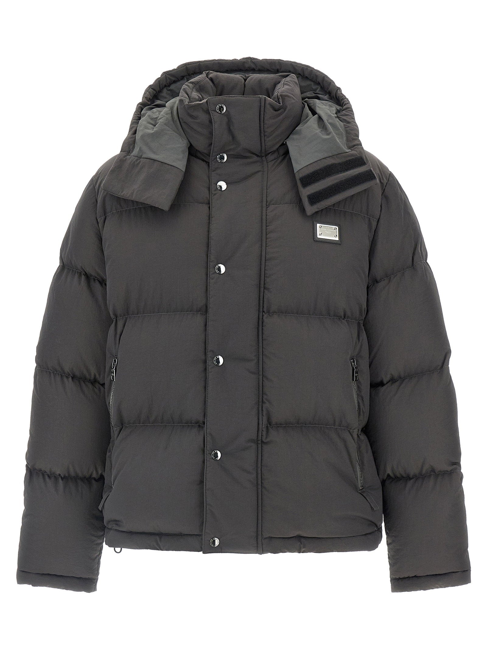 Dolce & Gabbana Logo Patch Down Jacket
