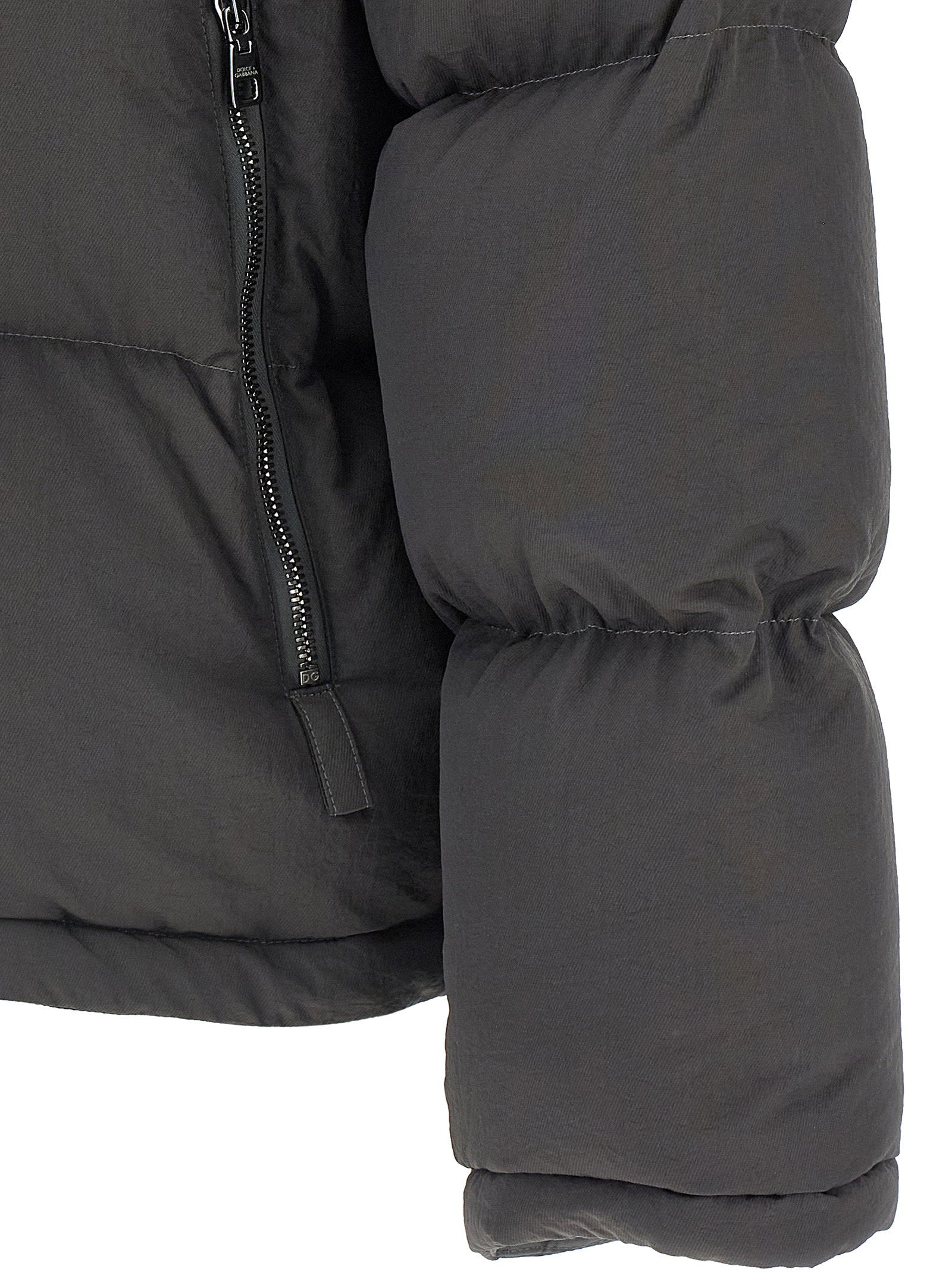 Dolce & Gabbana Logo Patch Down Jacket