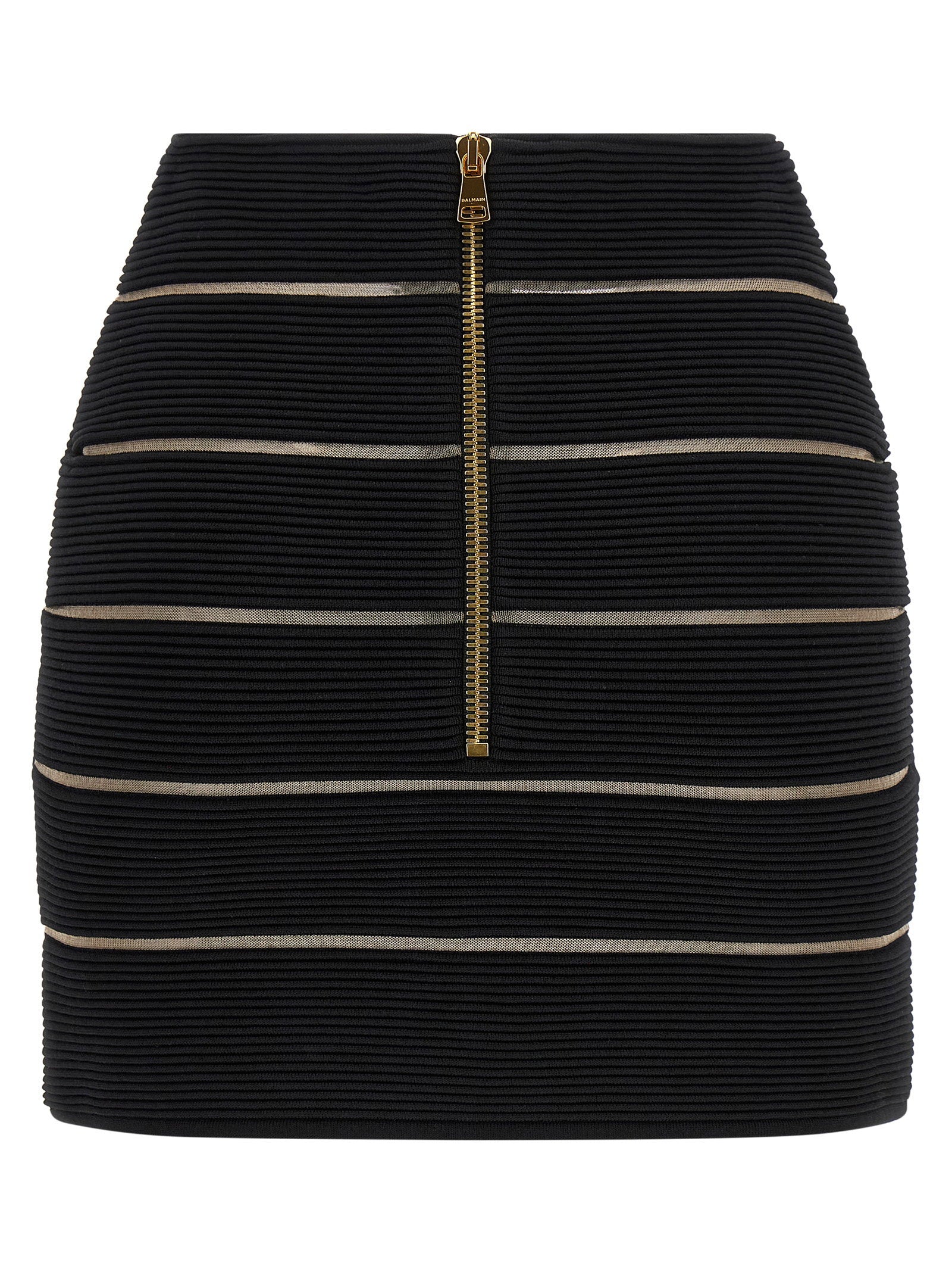 Balmain V-shaped Waist Skirt