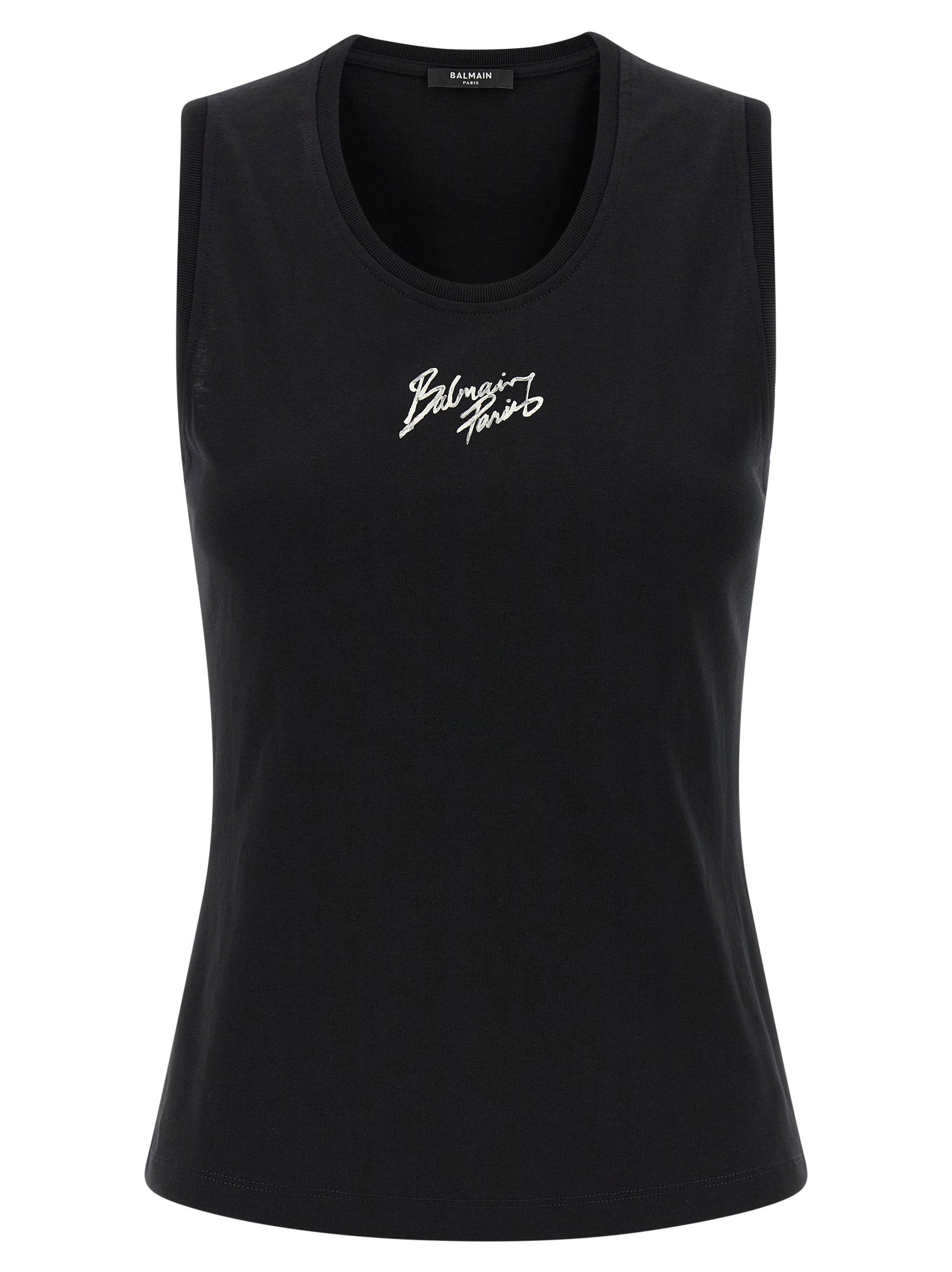 Balmain Paris Print Top