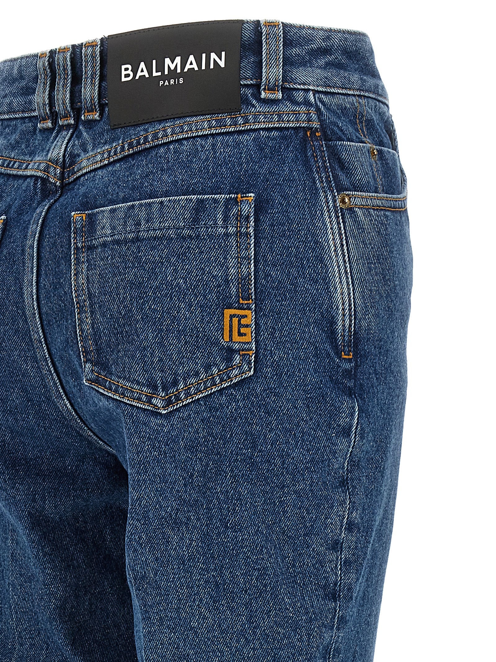 Balmain Embroidery Jeans