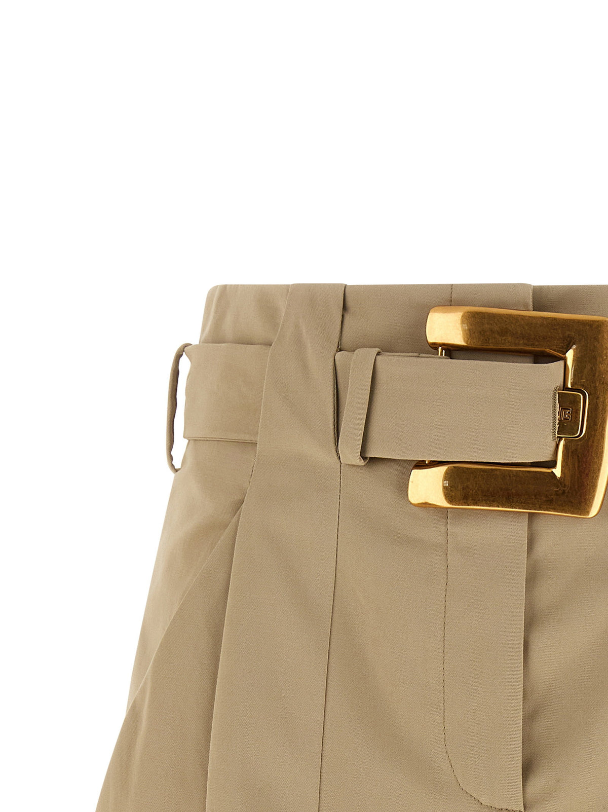 Balmain Anthem Buckle Shorts