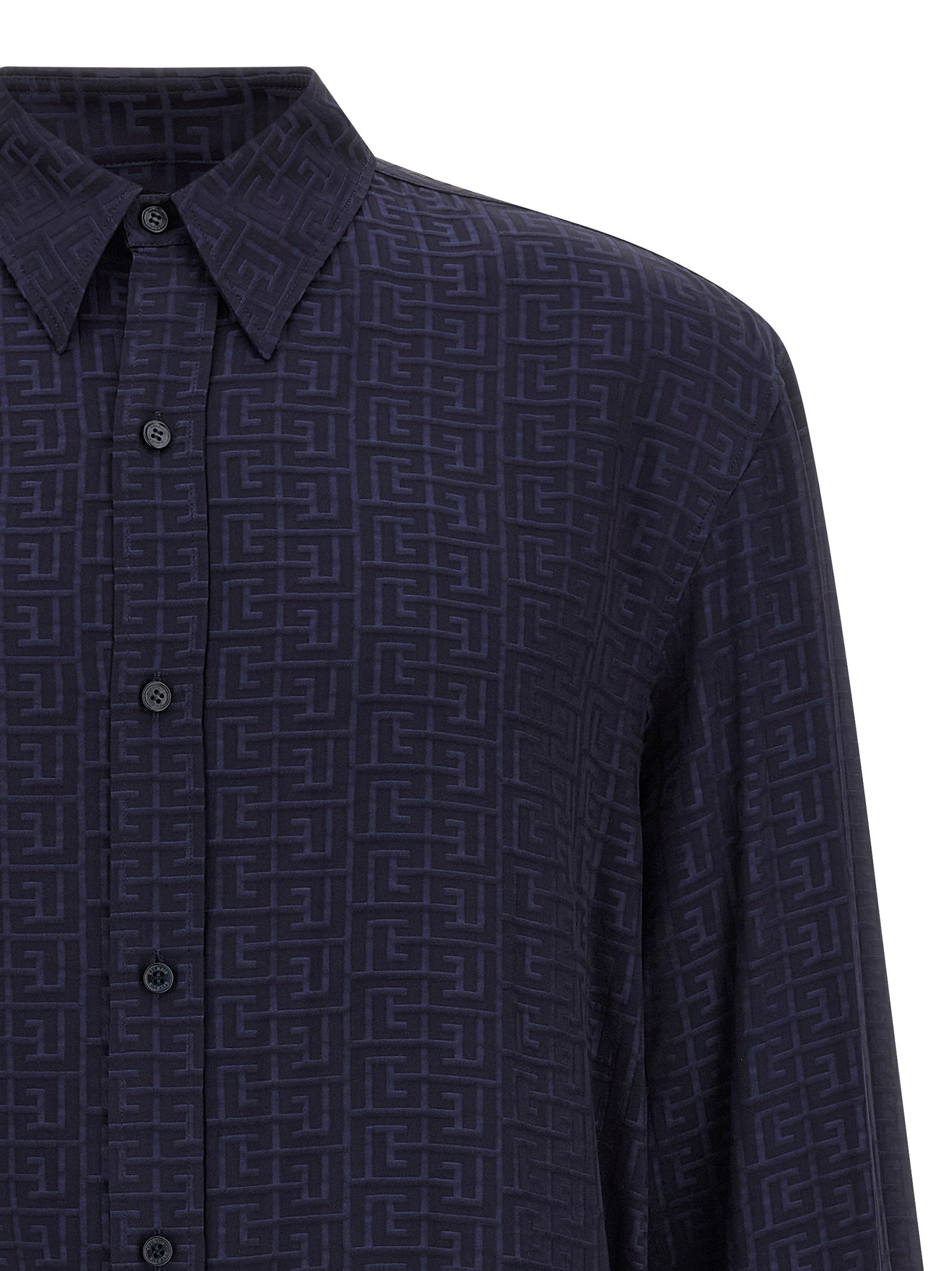 Balmain Jacquard Monogram Shirt