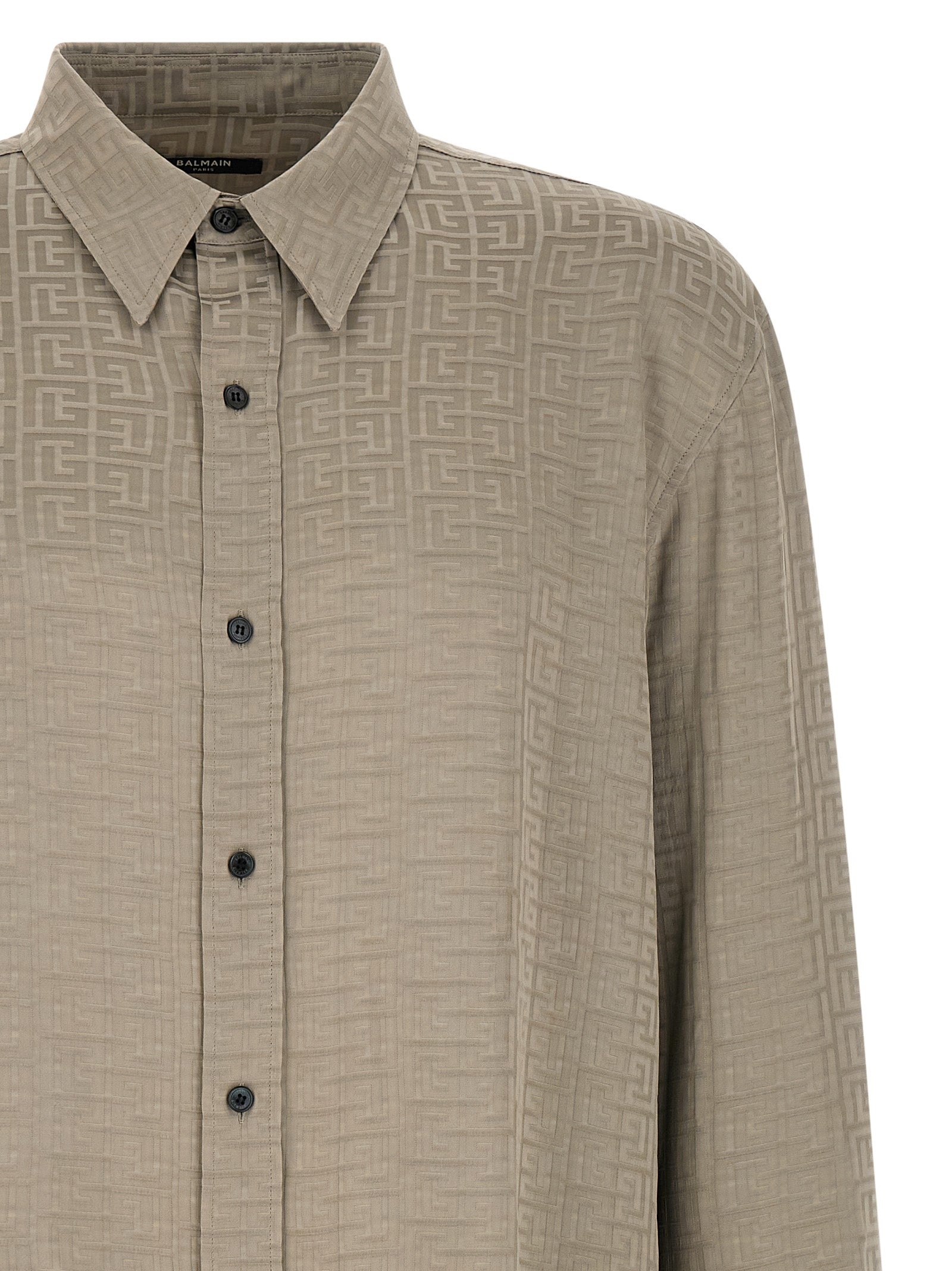 Balmain Jacquard Monogram Shirt