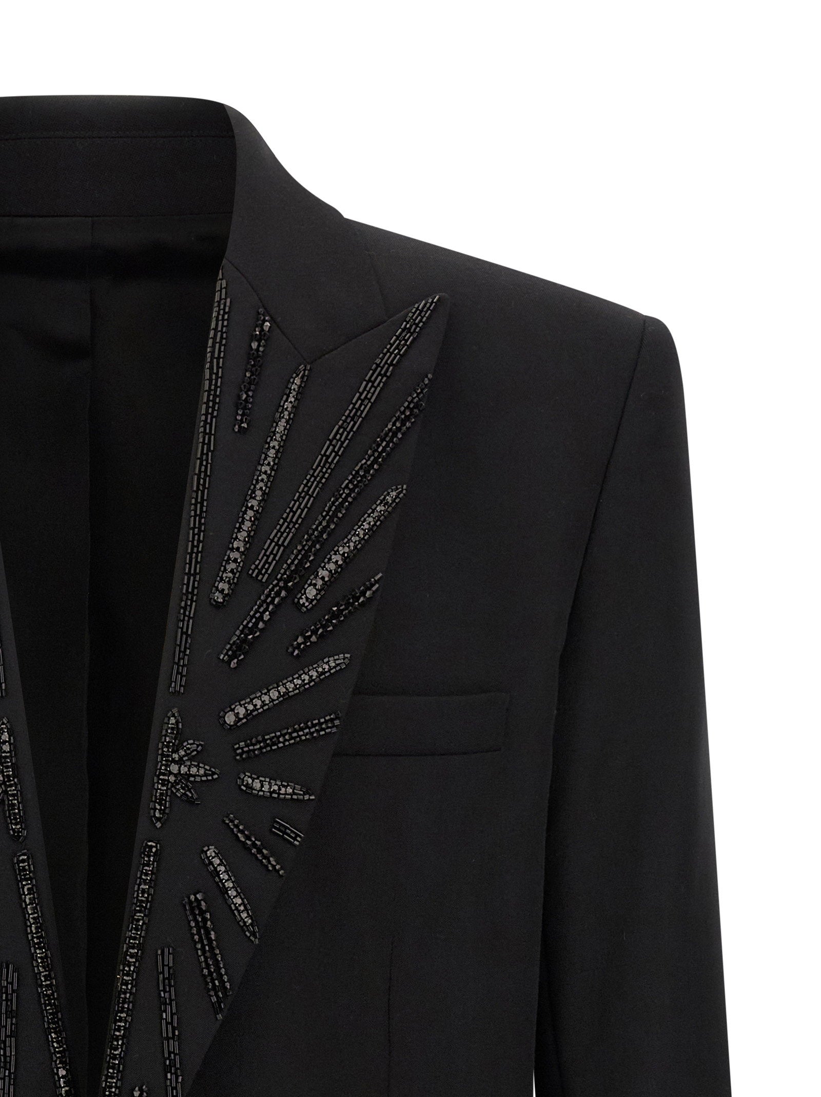 Balmain Crystal Blazer
