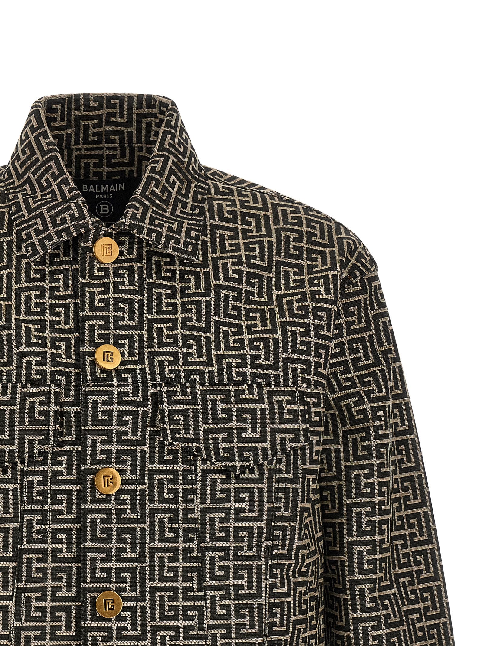 Balmain Jacquard Monogram Jacket