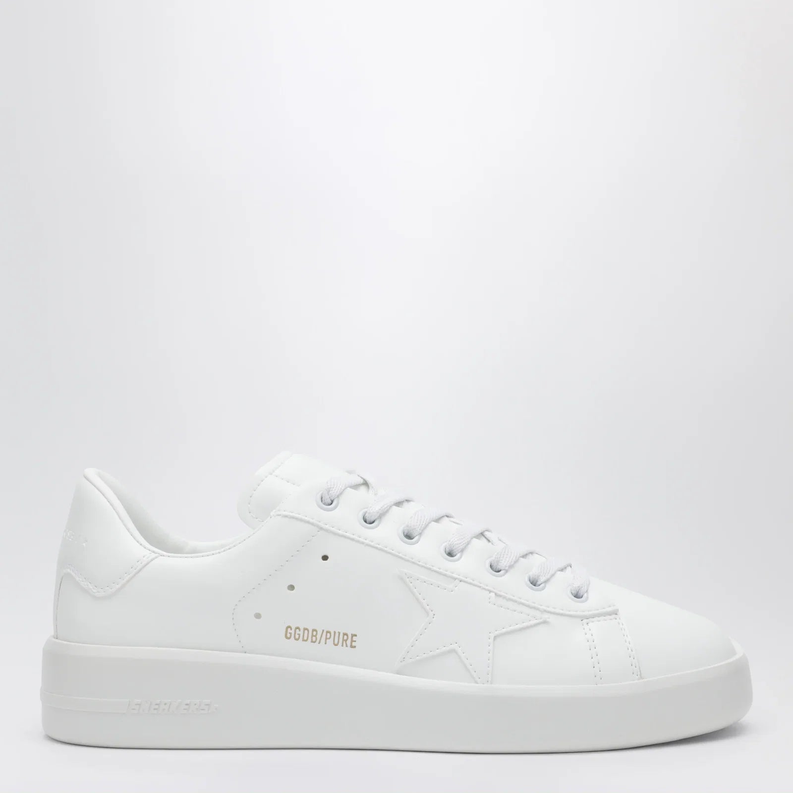 Golden Goose Purestar bio-based Sneakers with white star and heel tab