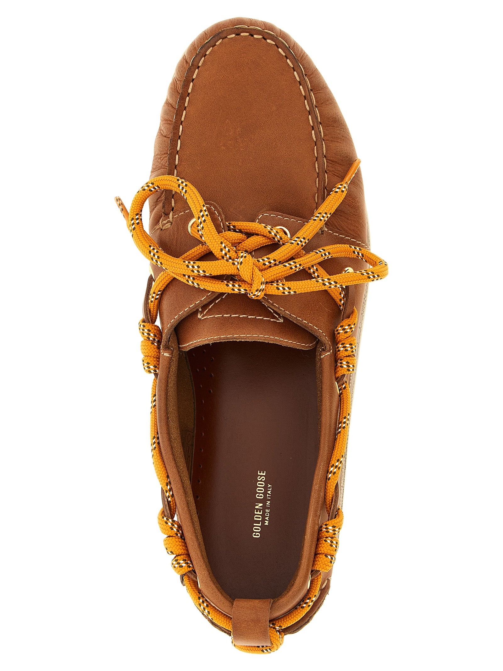 Golden Goose Leather Boat Shoe