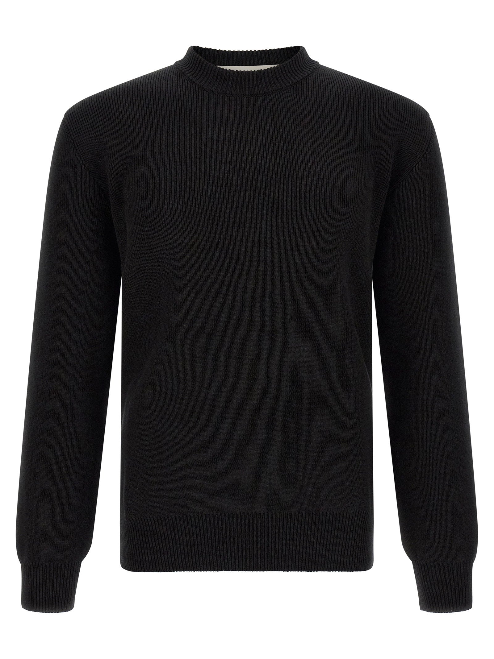 Golden Goose Ribbed Sweater With Logo