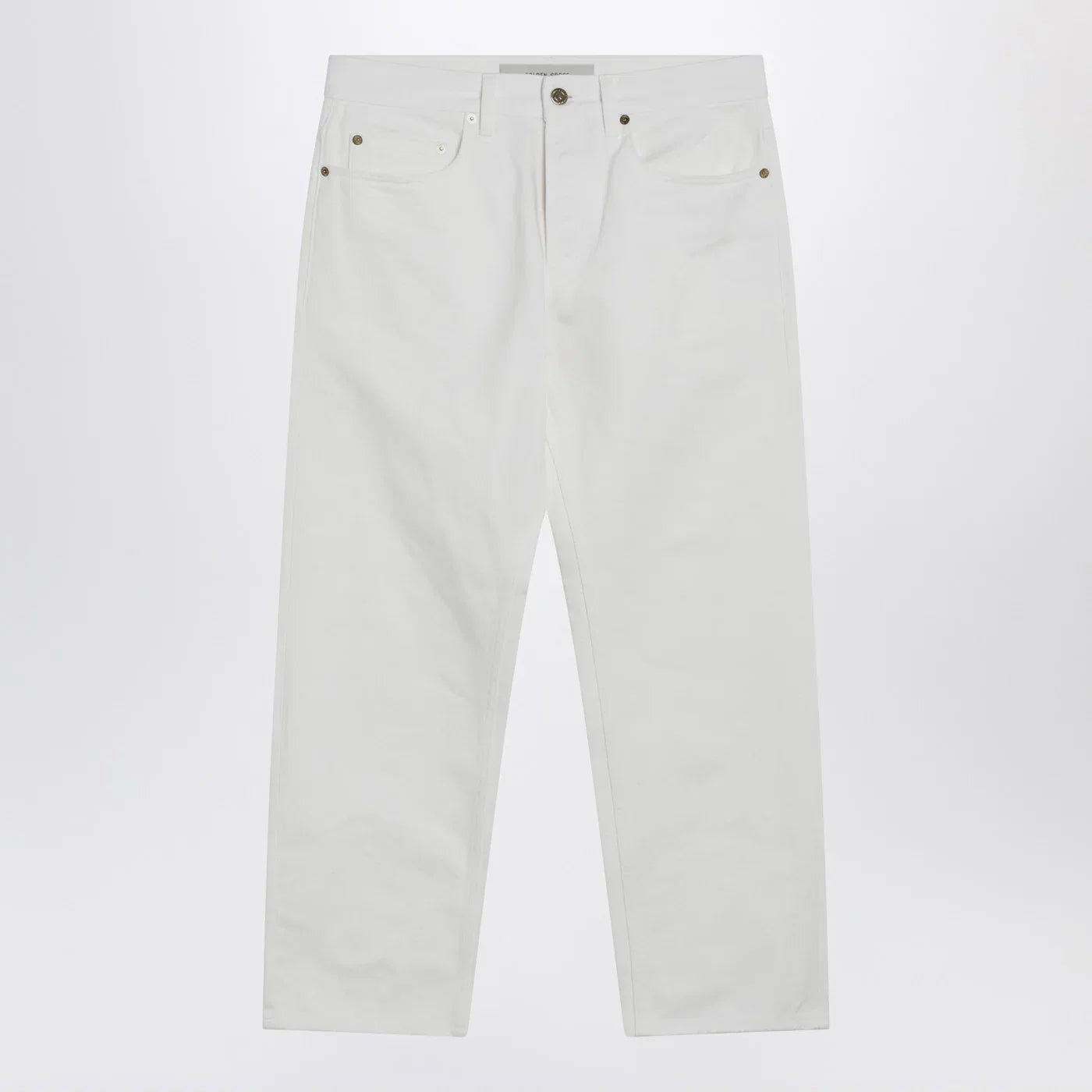 Golden Goose White cotton trousers
