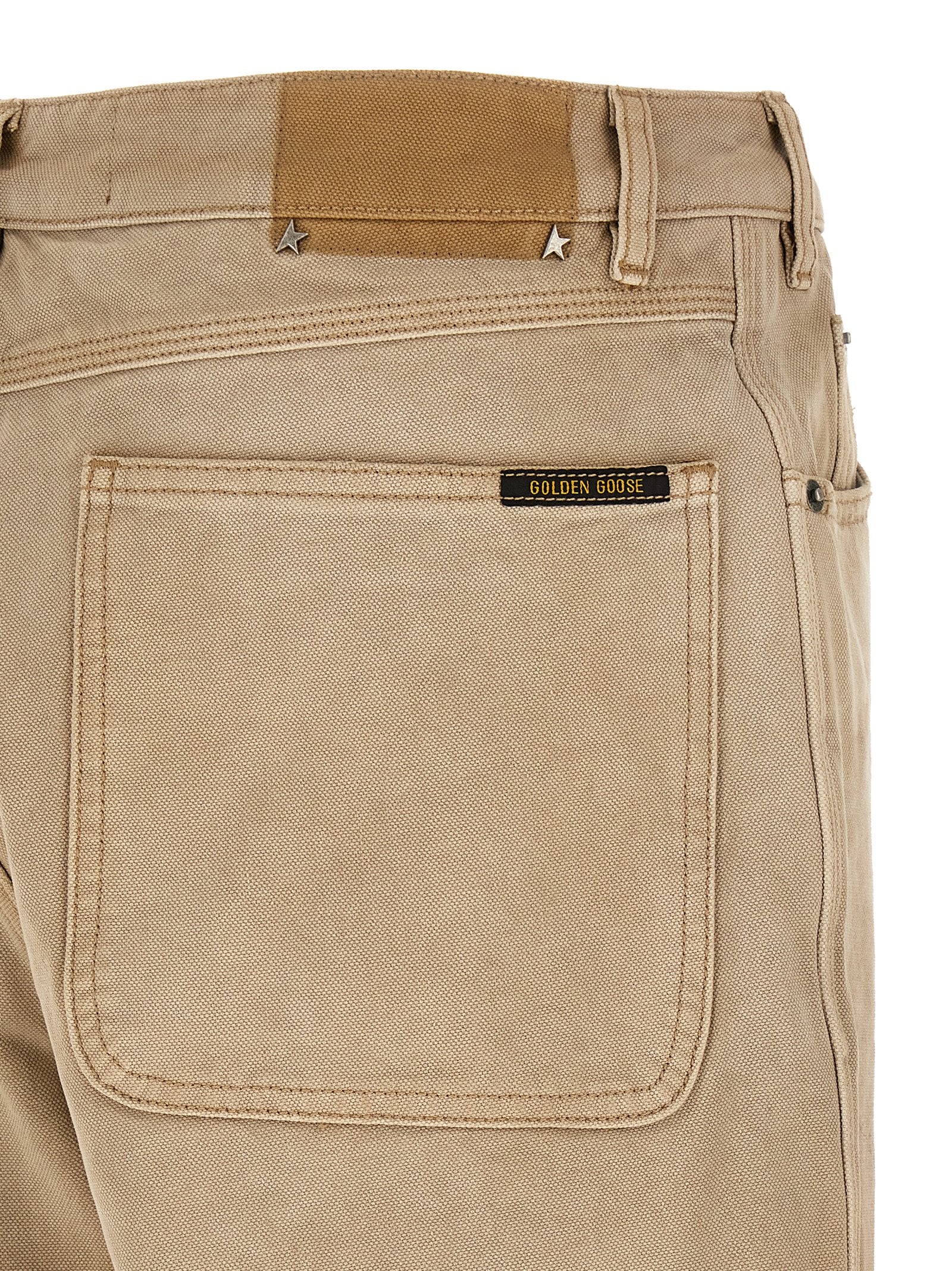 Golden Goose Journey Russell Trousers With Check Lapels