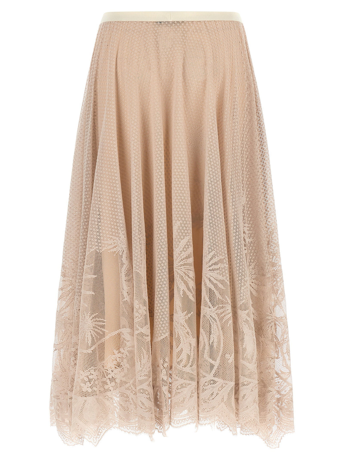 Fabiana Filippi Jacquard Lace Skirt