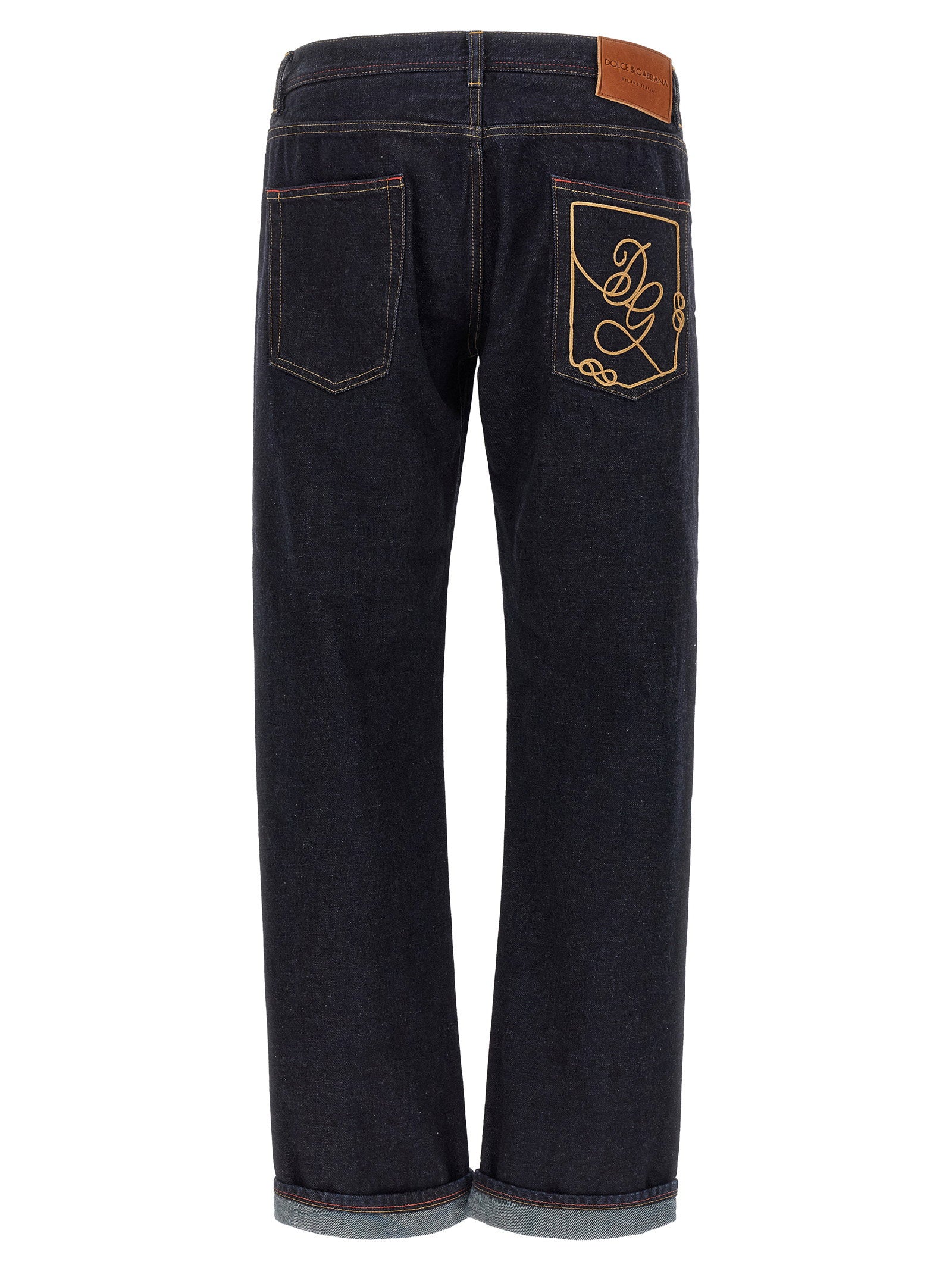 Dolce & Gabbana Dg Embroidery Jeans