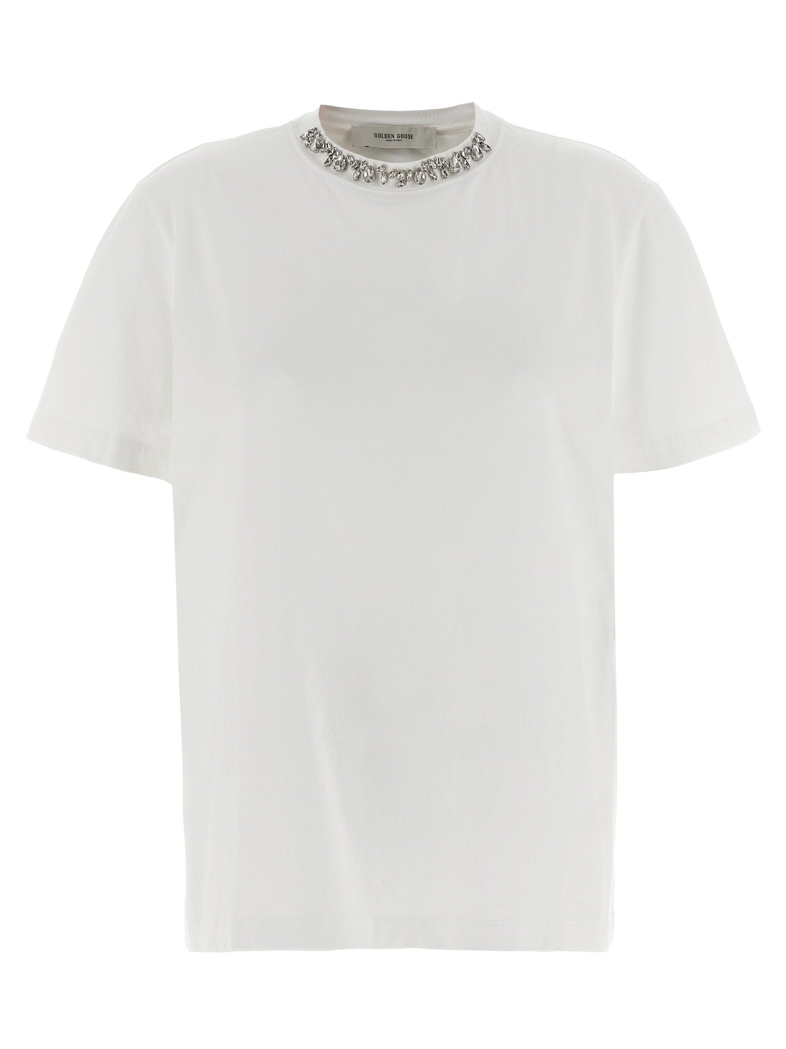 Golden Goose Crystal Crew Neck T-shirt