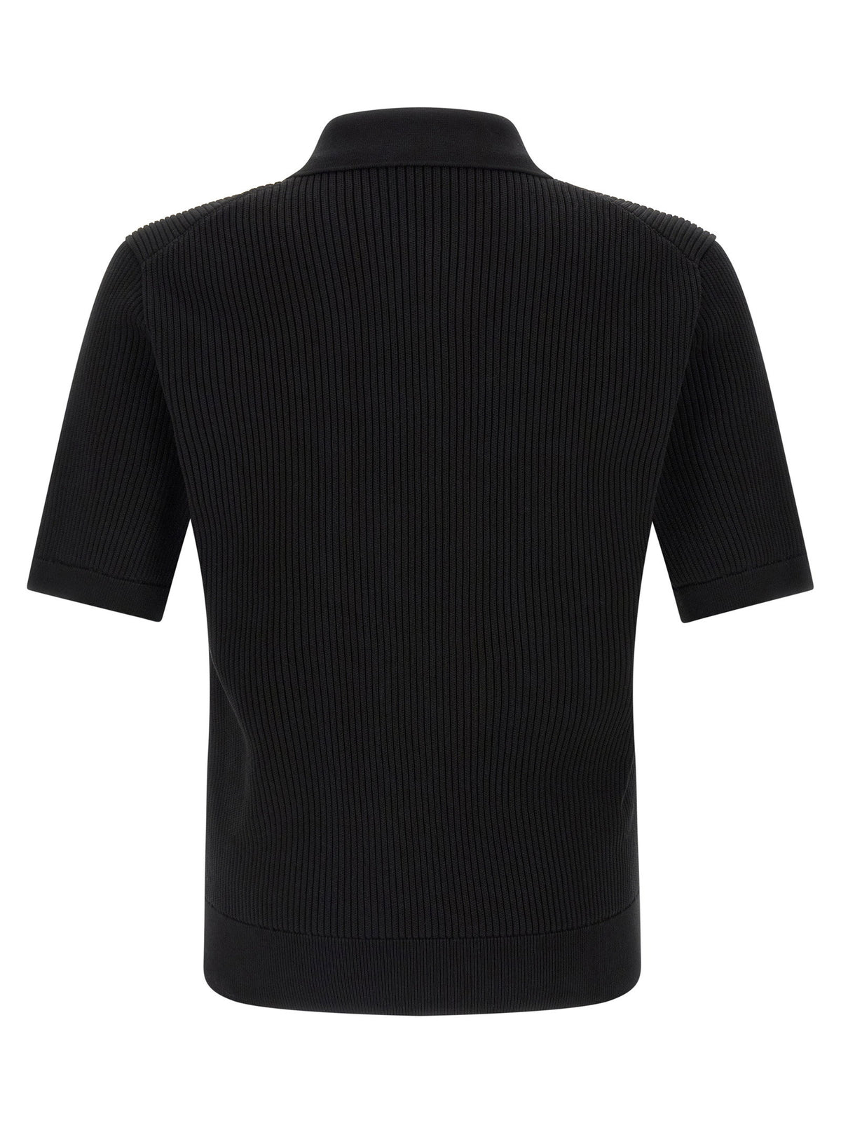 Dolce & Gabbana Micro-ribbed Polo Shirt