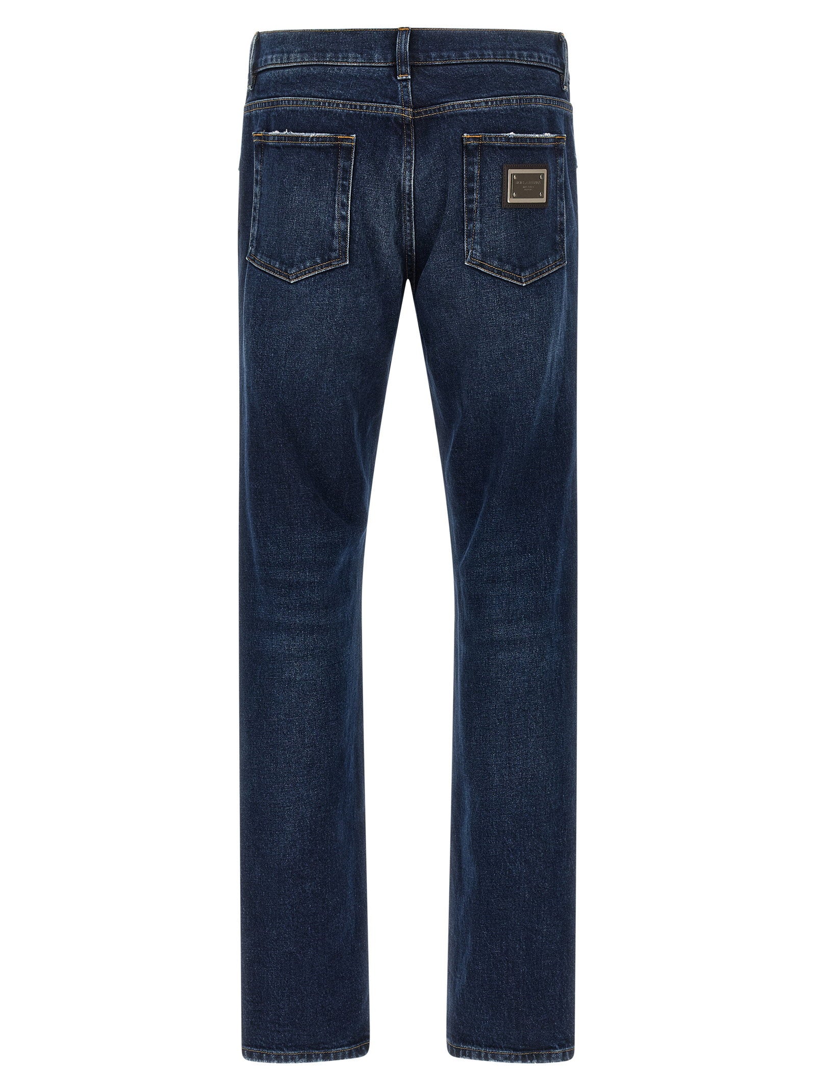 Dolce & Gabbana Logo Plaque Jeans