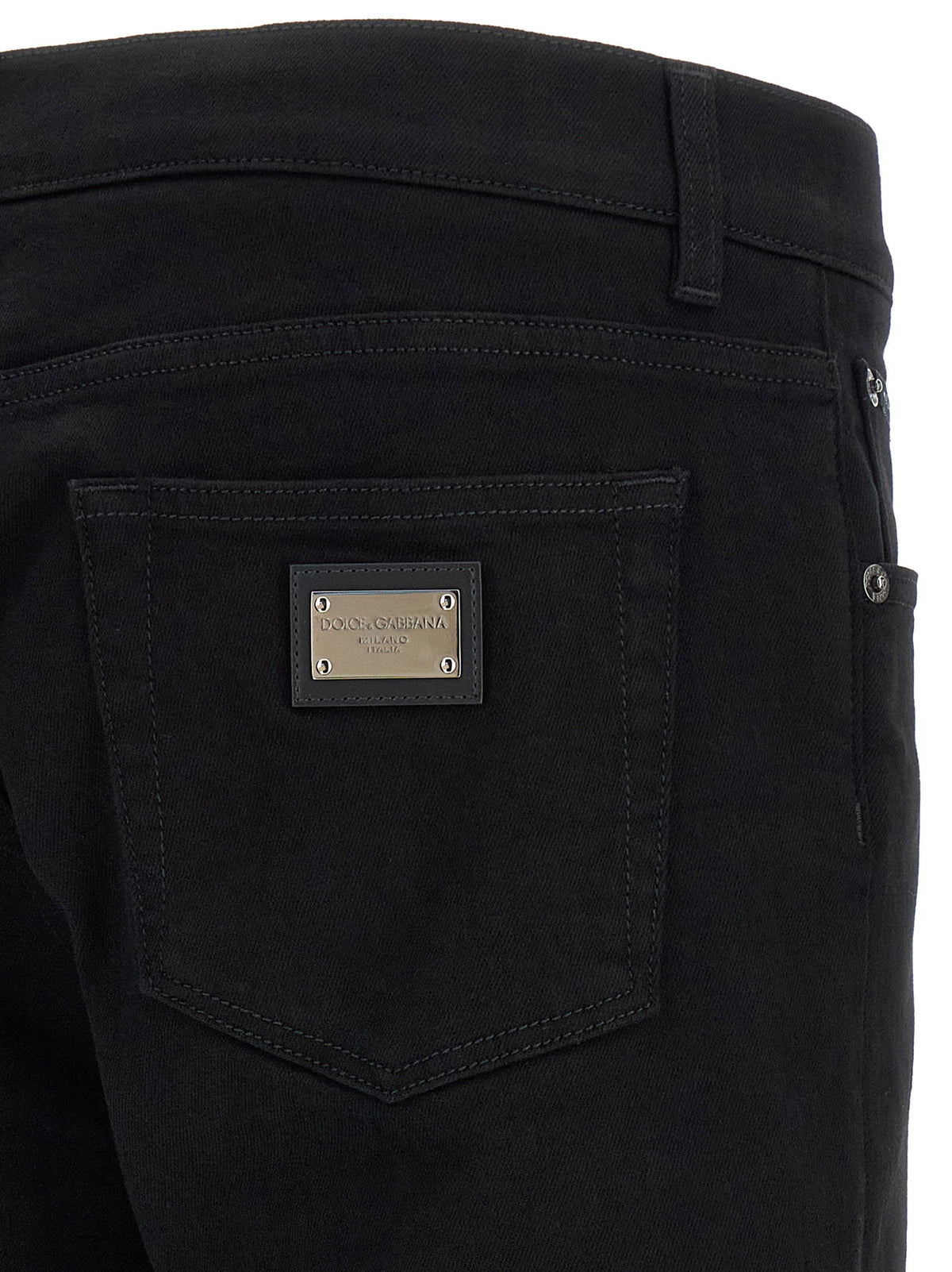 Dolce & Gabbana Logo Plaque Jeans