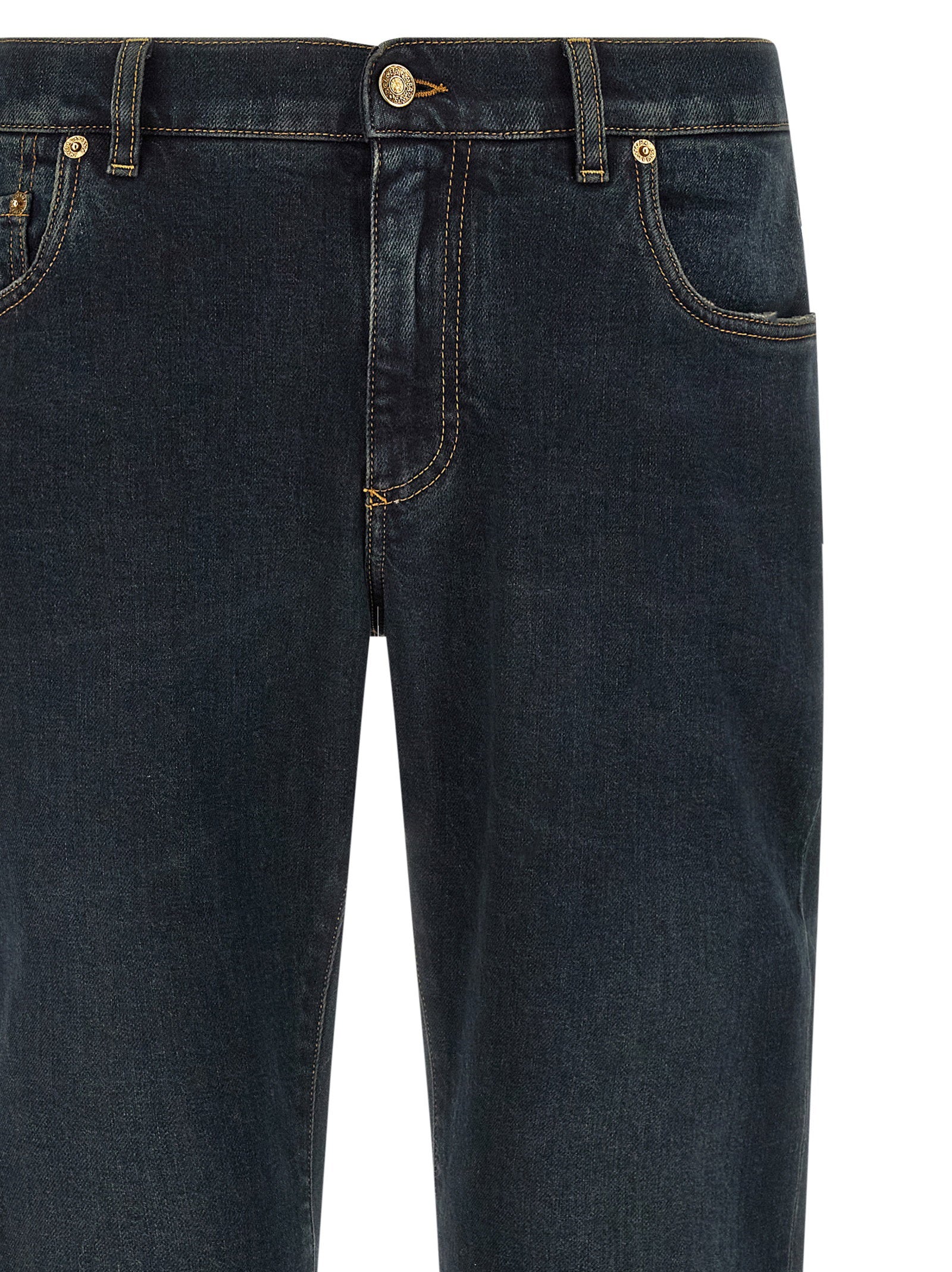 Dolce & Gabbana Logo Plaque Jeans