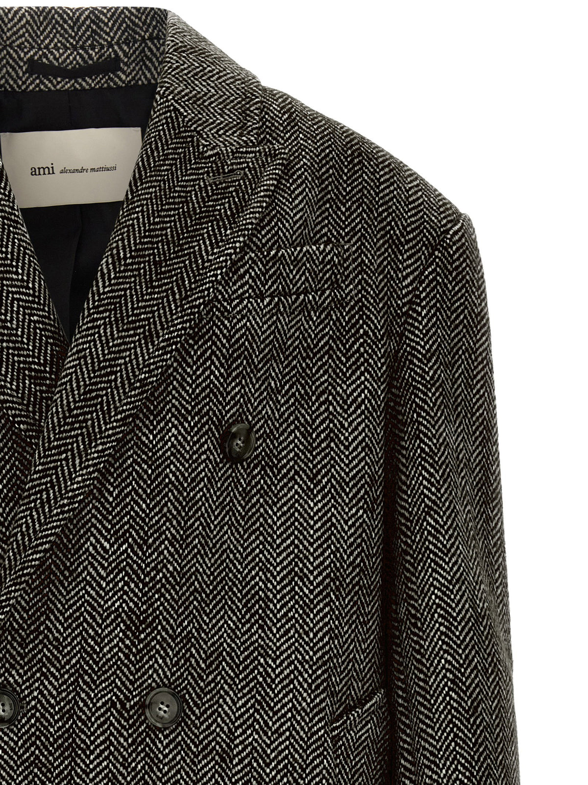 Ami Paris Double-breasted Coat