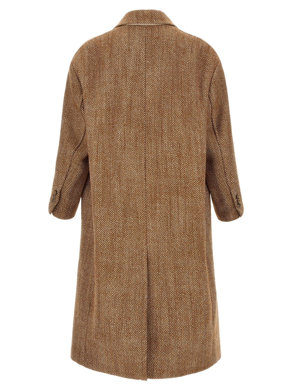 Ami Paris Herringbone Coat