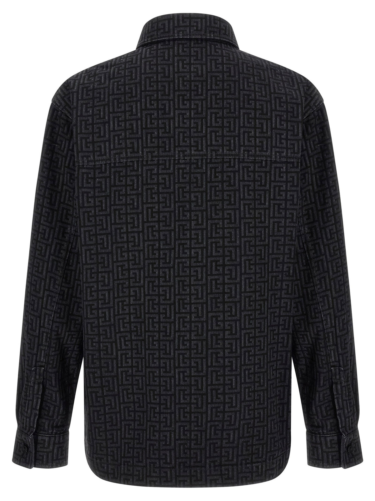 Balmain Monogram Pattern Overshirt