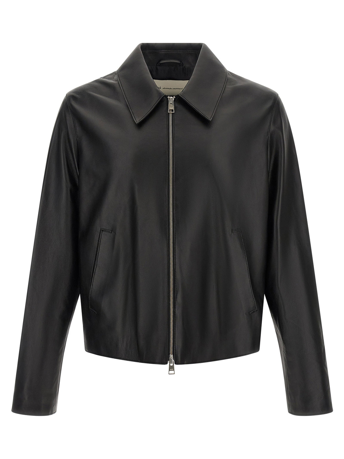 Ami Paris Leather Jacket