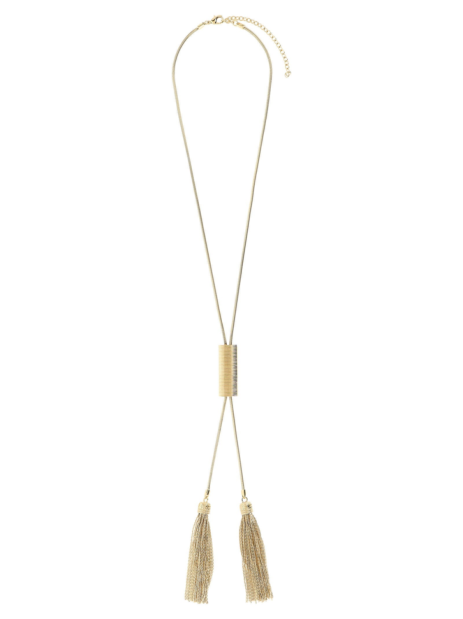 Balmain Snake Necklace With Tassels