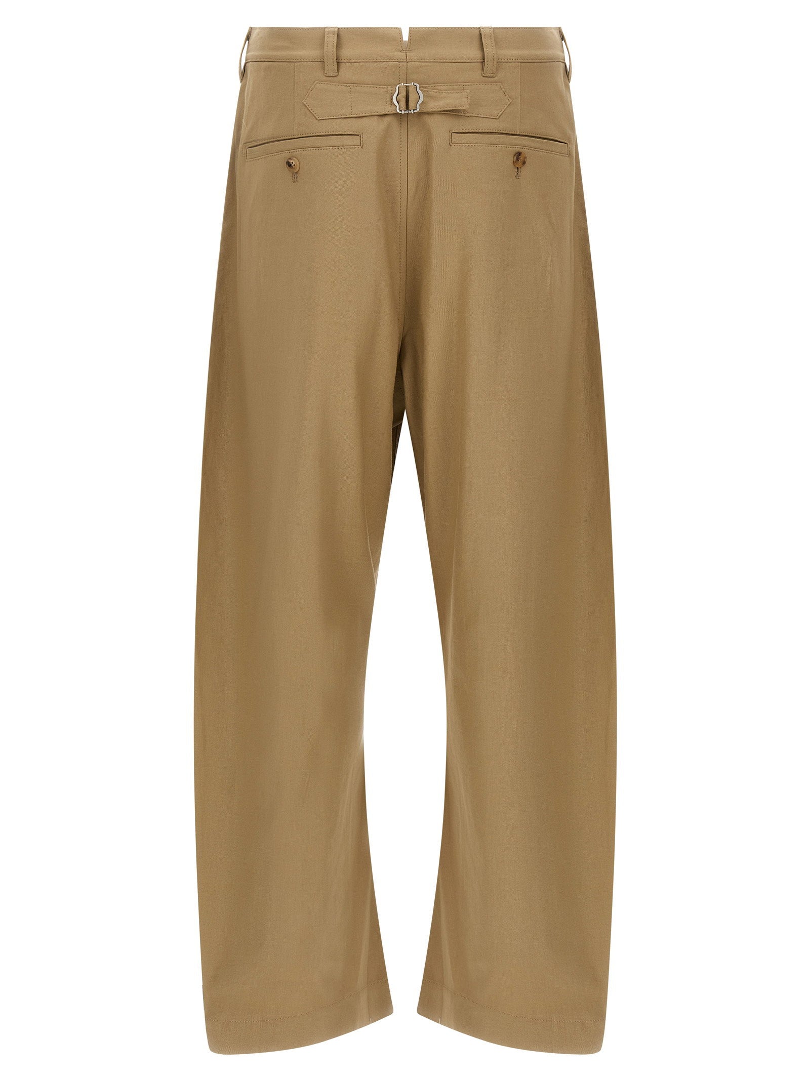 Comme Des Garҫons Homme Curved Leg Pants