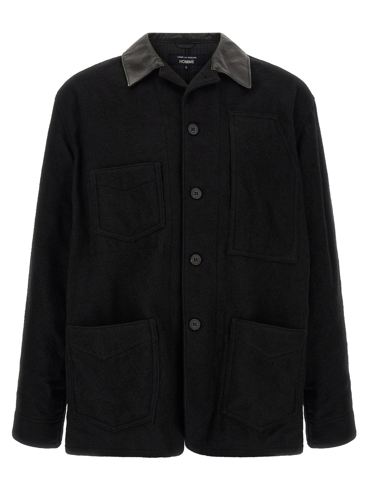 Comme Des Garҫons Homme Wool Cloth Jacket