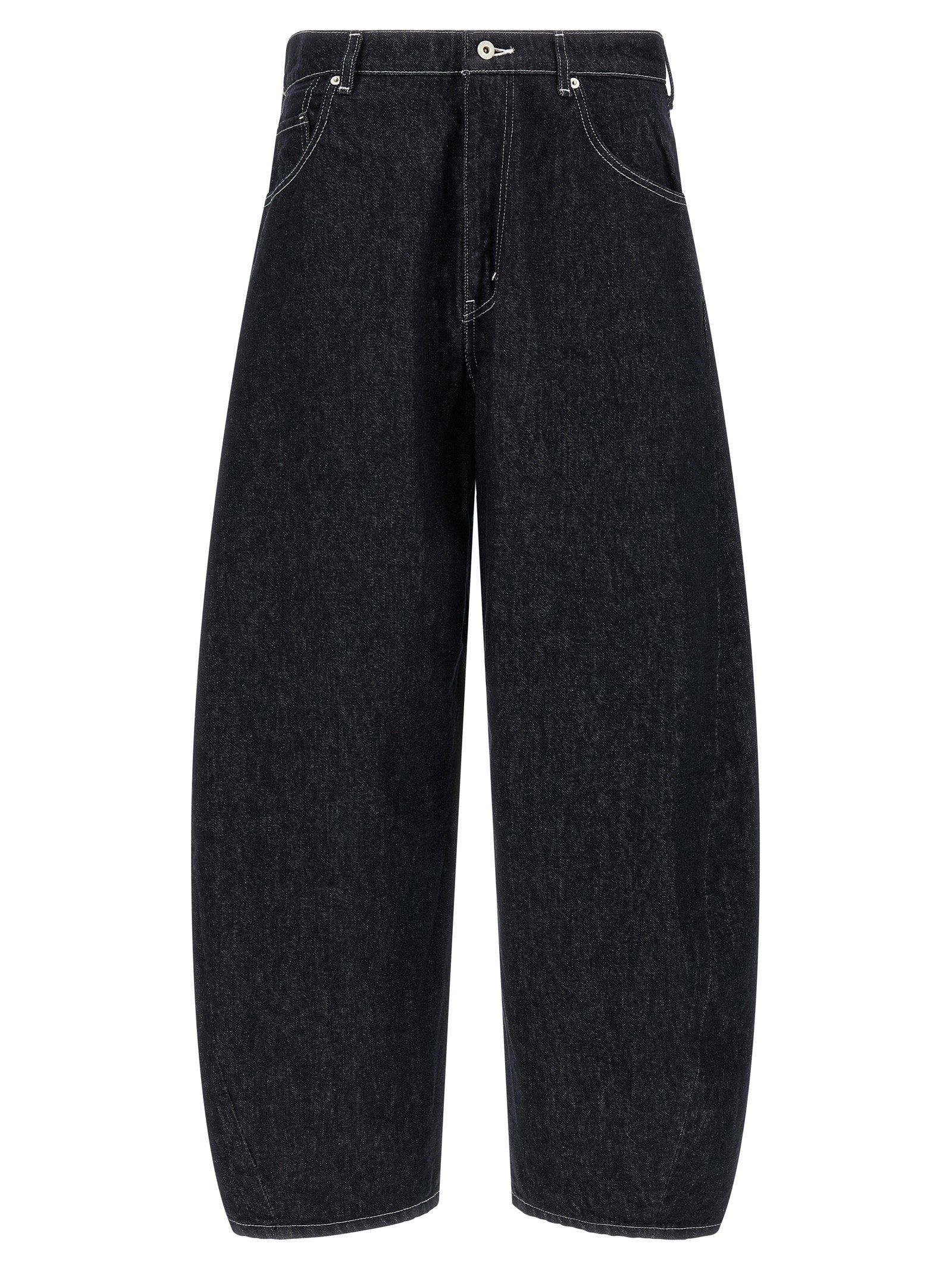 Comme Des Garҫons Homme Contrast Stitching Jeans